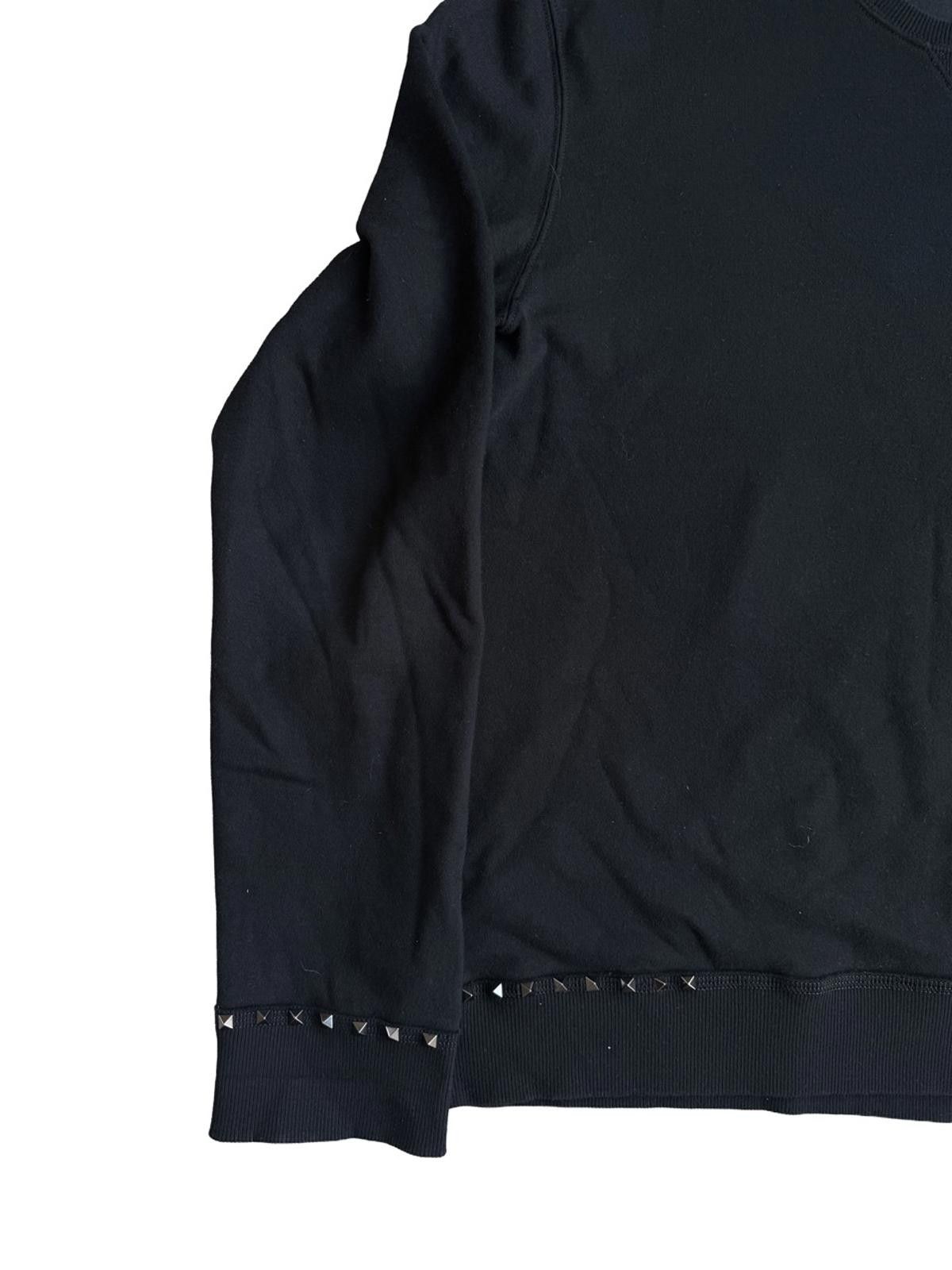 Other Valentino Untitled Studs Long Sleeved Black Sweatshirt Size US XL / EU 56 / 4 - 3 Thumbnail
