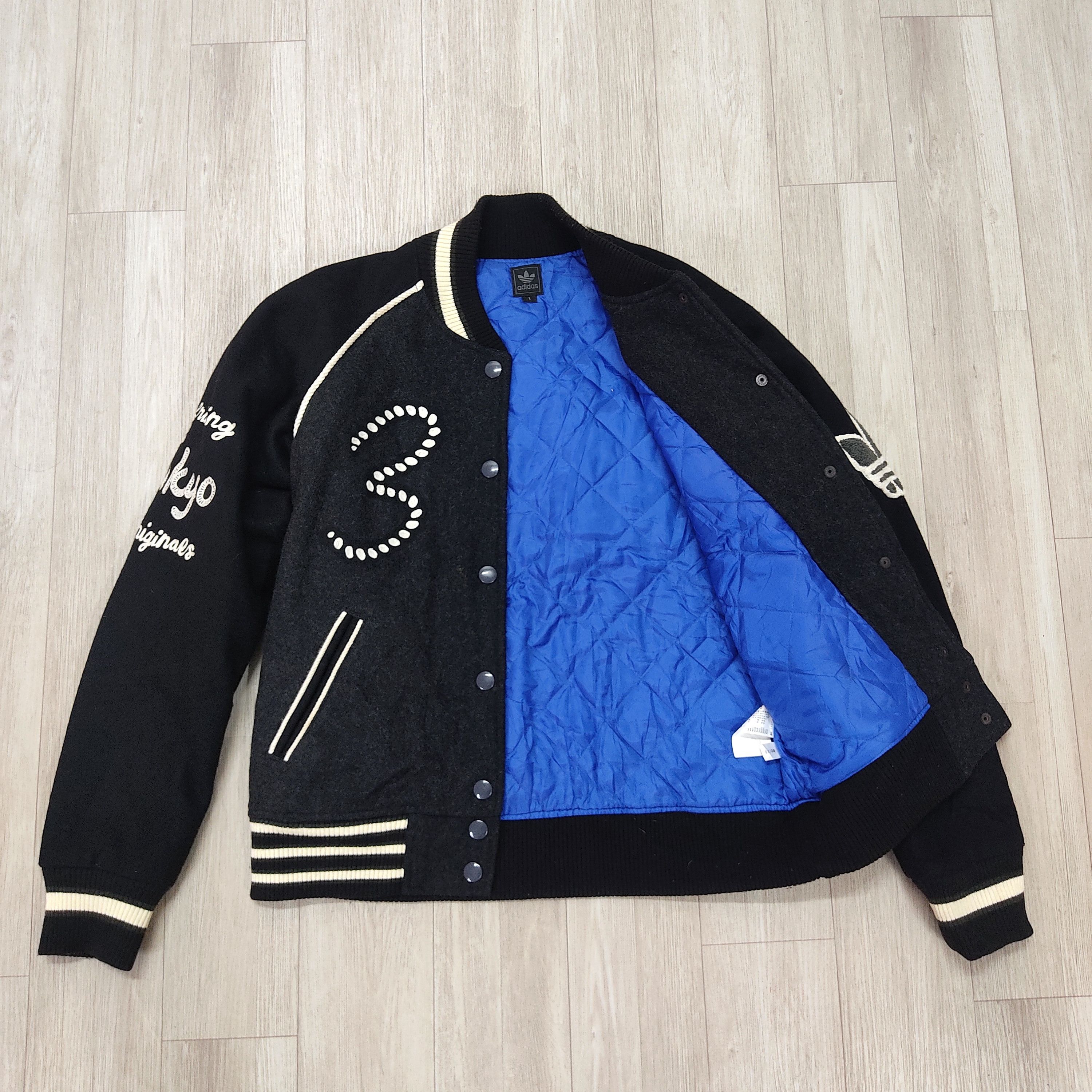 Adidas Adidas Tokyo Originals Wool Varsity Jacket Size US S / EU 44-46 / 1 - 9 Thumbnail