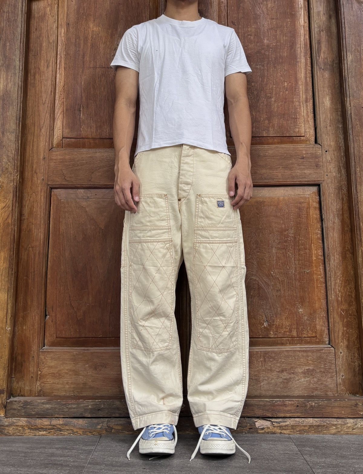 Kapital FREE TAX ! WideLeg Lumber Double Knee Pants | Grailed