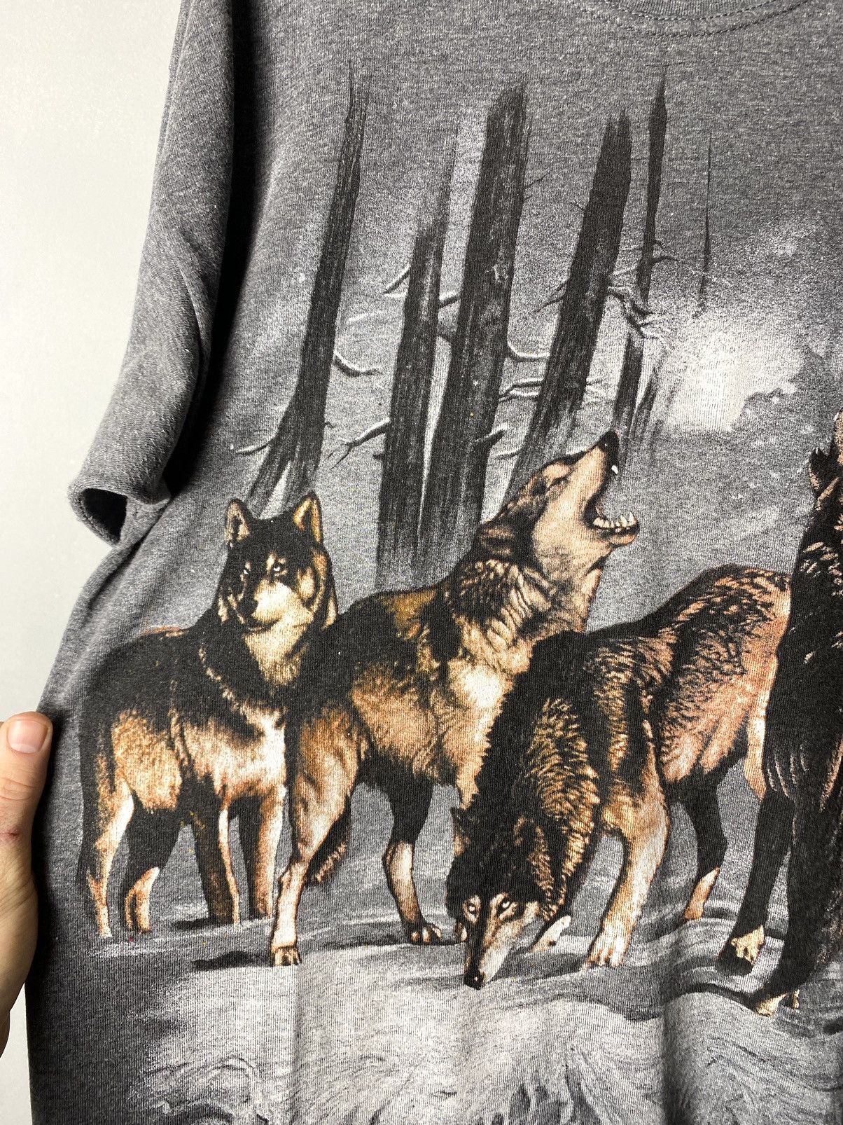 Vintage 80-90’s Vintage Wolf T Shirt Indians Spirit Supreme Style Size US M / EU 48-50 / 2 - 4 Thumbnail
