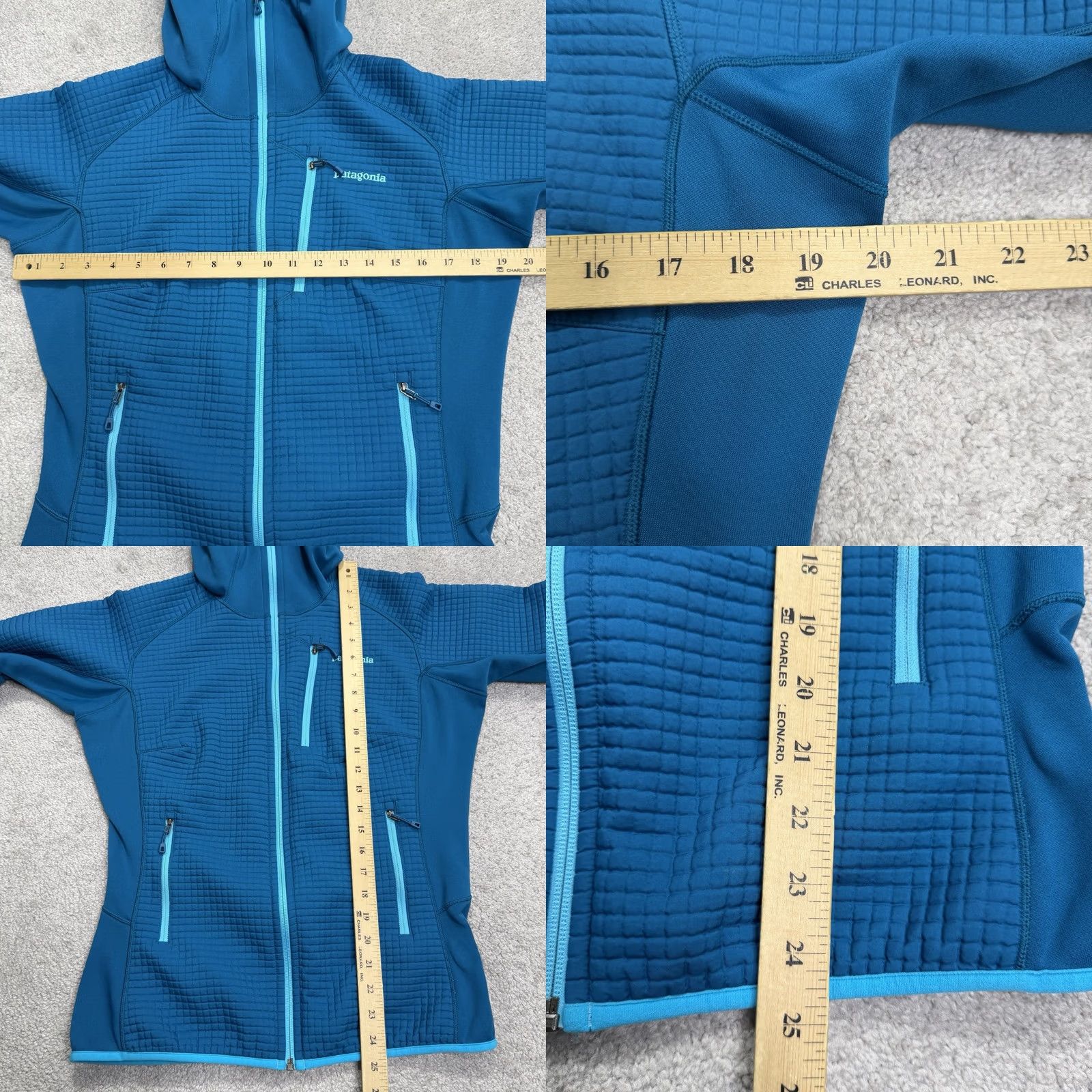 Patagonia Patagonia Jacket Womens Medium Blue Dual Aspect Hoody Full Zip Polartec Power Dry Stretch Hooded Size M / US 6-8 / IT 42-44 - 8 Thumbnail