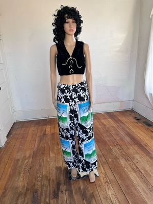 Other Montana Cattle Women's Patchwork Western Pants M 30