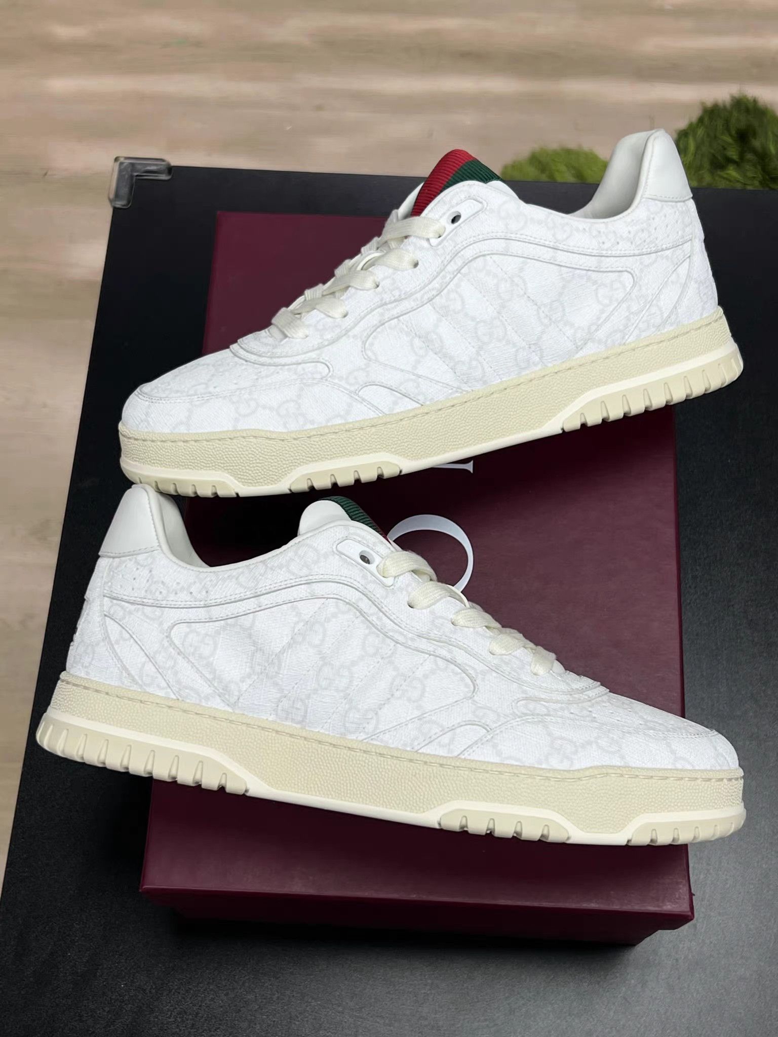 Gucci GUCCI Re-Web All-Over Print White K15 Size US 10 / EU 43 - 5 Thumbnail