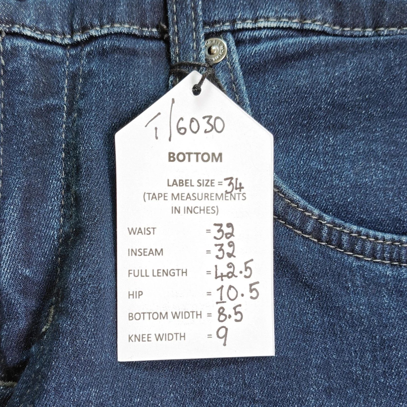 7 For All Mankind 7 For All ManKind AUSTYN Tonal Rinse JEANS T / 6030 Size US 34 / EU 50 - 6 Thumbnail