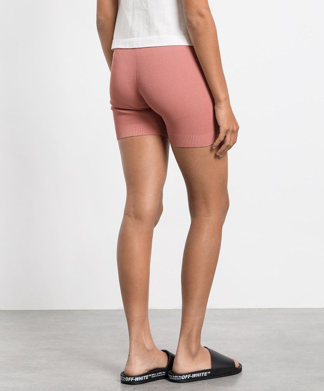Off-White o1y1225 Logo Short in Antique Rose Size 26" / US 2 / IT 38 - 3 Thumbnail