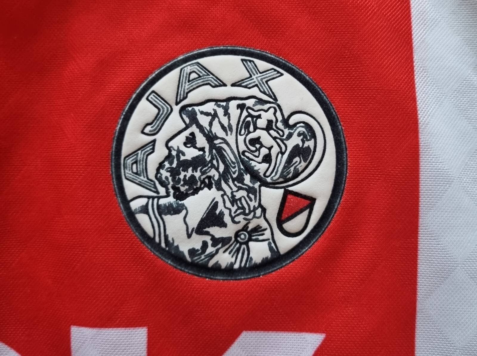 Umbro Ajax Amsterdam Netherlands 1989 1990 1991Home Shirt Jersey Size US XL / EU 56 / 4 - 6 Thumbnail