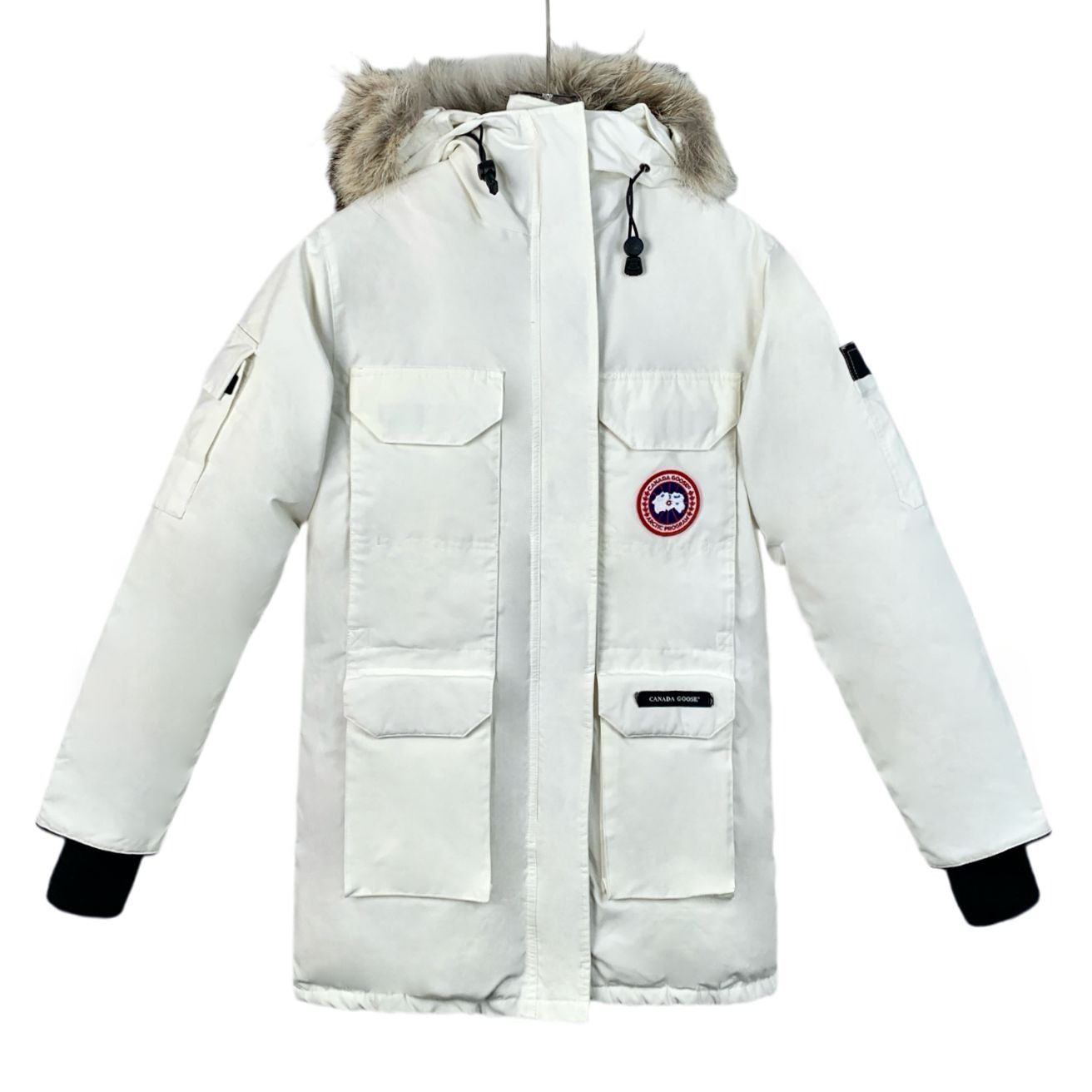 Canada Goose Canada Goose Expedition Series White Logo Patch Hooded Fur-L Size US XXS / EU 40 - 1 Thumbnail