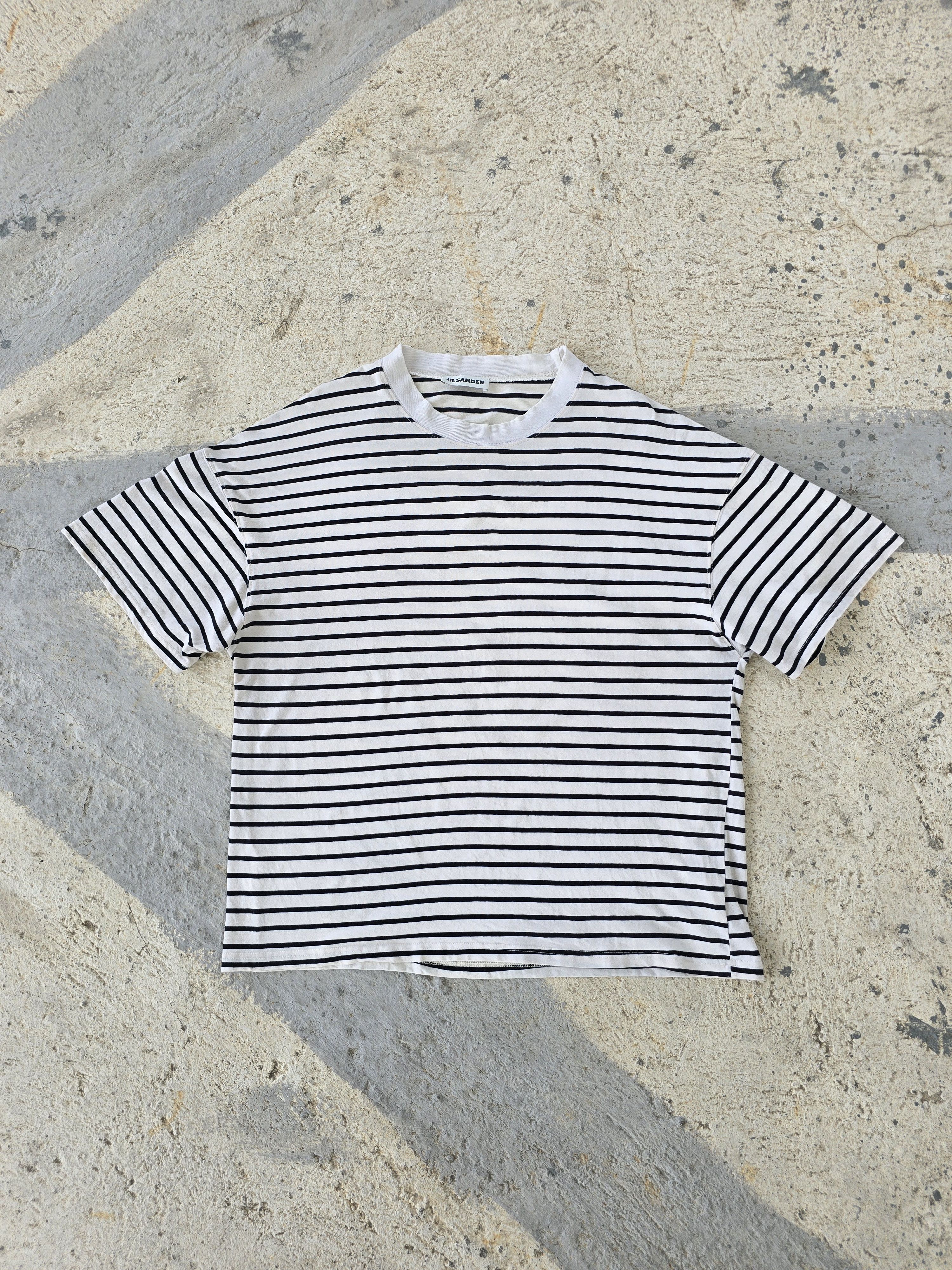 Jil Sander Jil Sander Striped T Shirt (unisex) Size US L / EU 52-54 / 3 - 1 Thumbnail