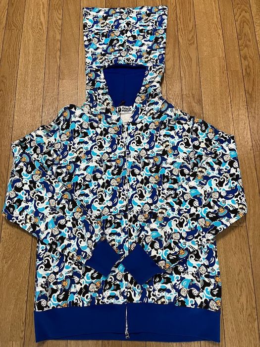 Bape OG Vintage NIGO Bape x Hattori Kun Zip Hoodie very rare Grailed