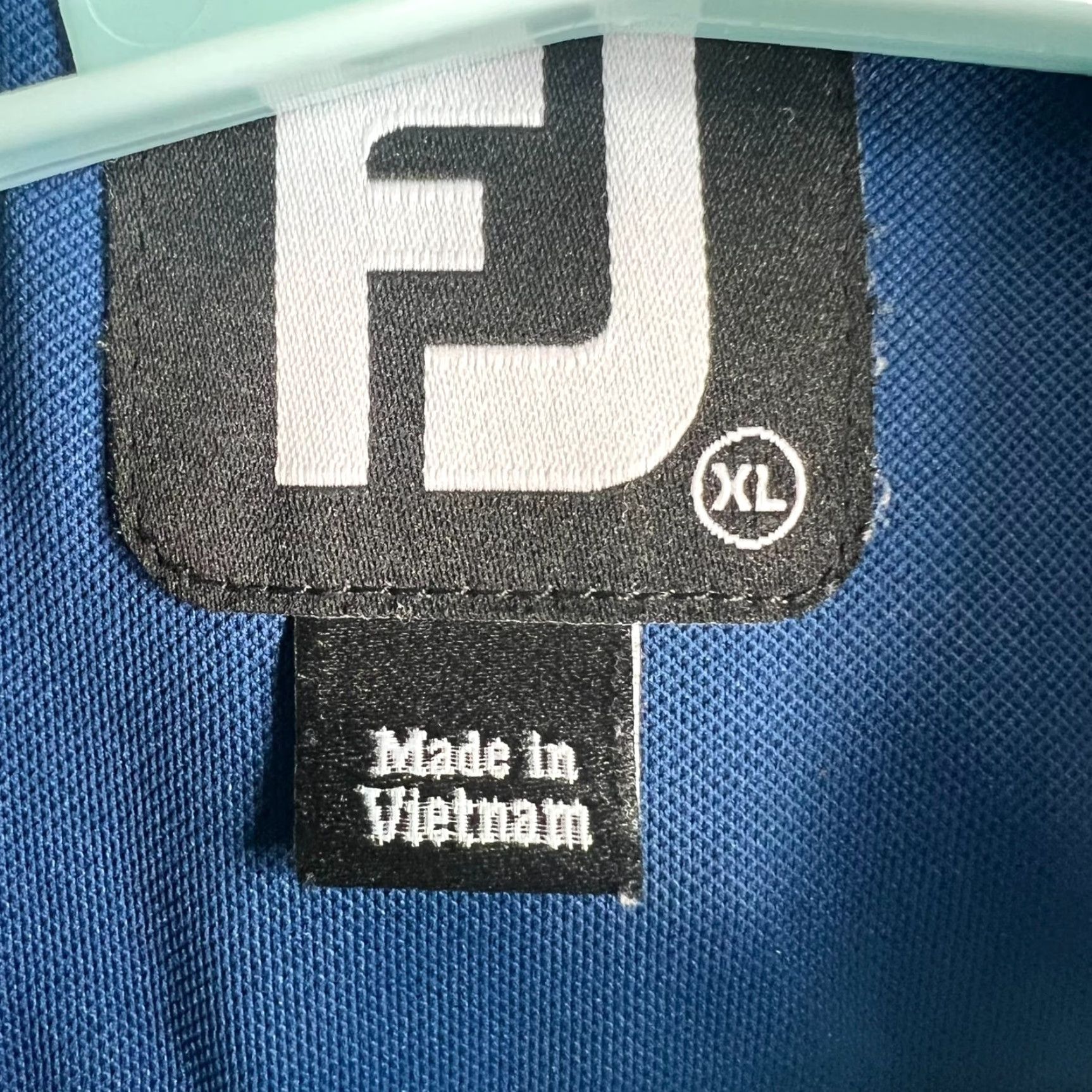 Footjoy FootJoy Polo Shirt Mens XL Blue Short Sleeve Knit Solid Logo Sports Golf Polo Size US XL / EU 56 / 4 - 4 Thumbnail