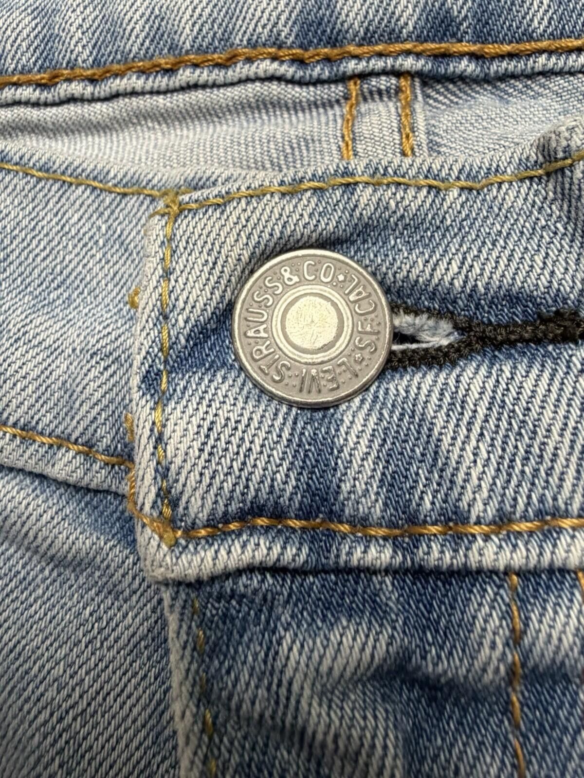 Levi's Levi's 511 Mens 31x30 Vintage 90s Light Blue Denim Jeans Size US 31 - 5 Thumbnail