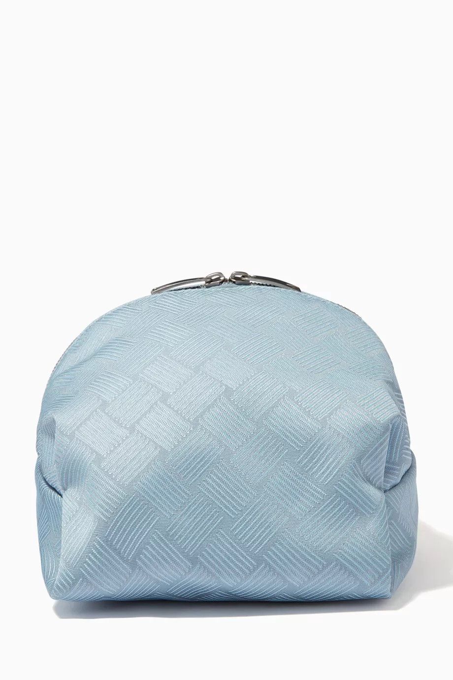 Bottega Veneta o1w1db10225 Size: OS / Cosmetic Case Jacquard Nylon in Blue Size ONE SIZE - 1 Thumbnail