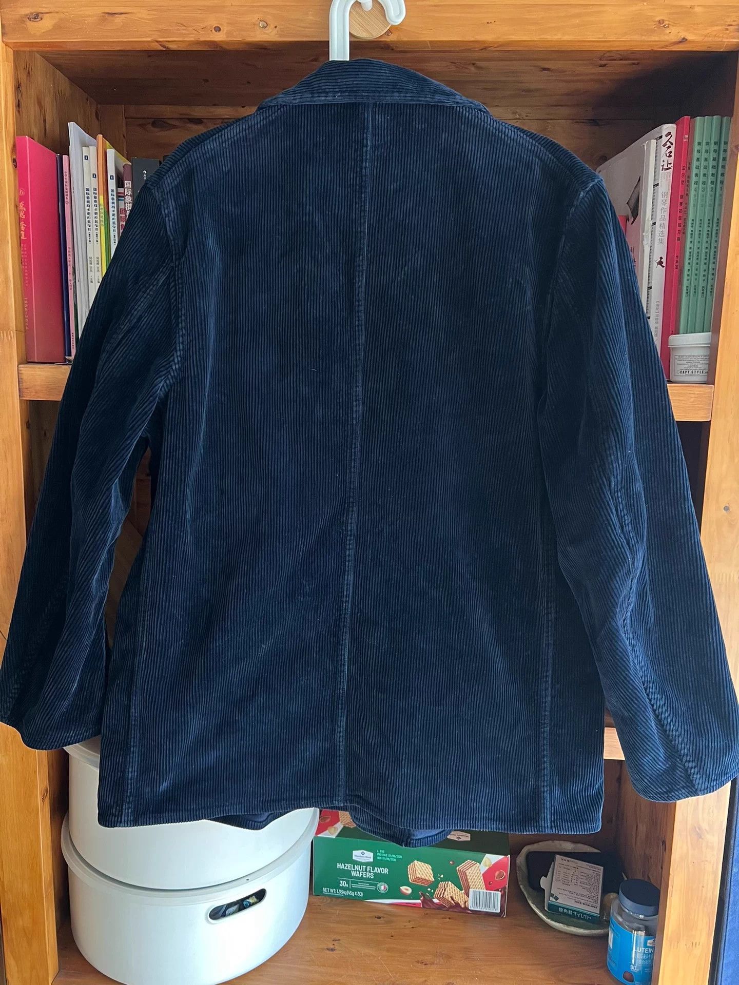 Porter PORTER CLASSIC Indigo Dyed Royal Corduroy Work Jacket Size US L / EU 52-54 / 3 - 7 Thumbnail