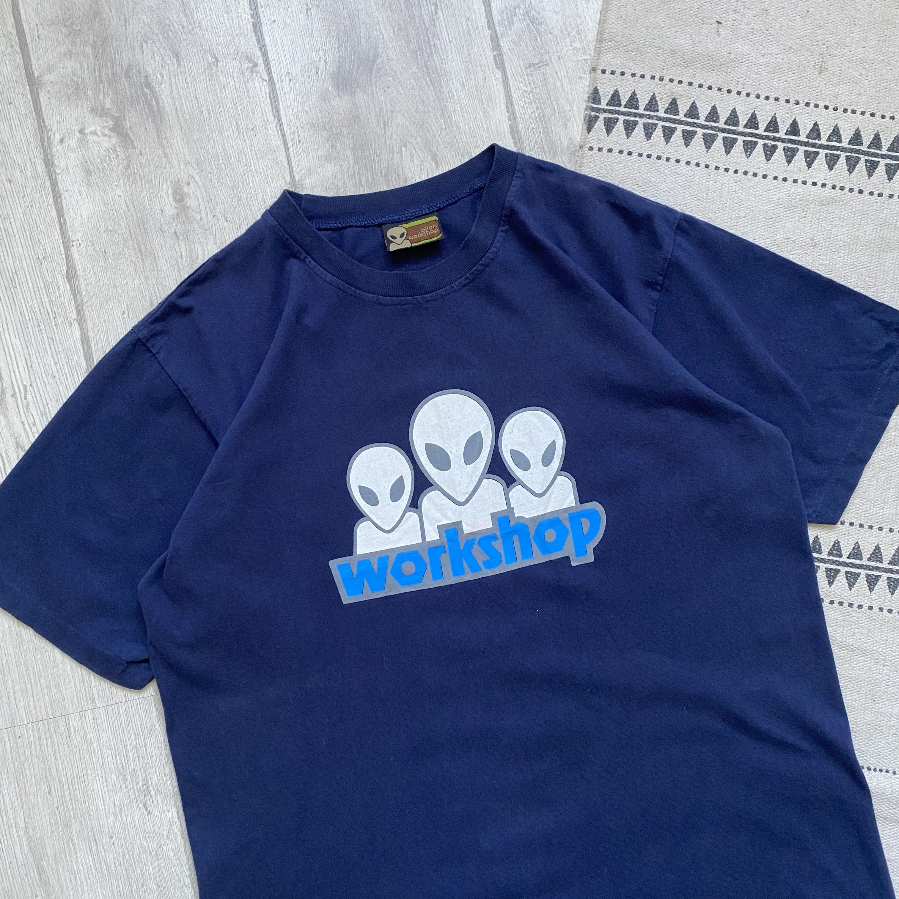 Alien Workshop 👽 Vintage 90s Alien Workshop tee Skater big logo USA Size US L / EU 52-54 / 3 - 2 Thumbnail