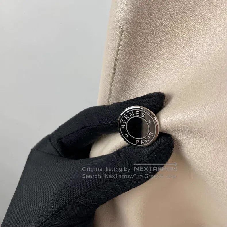 Hermes Hermes Full Leather Vest White Size XXS / US 00 / IT 34 - 9 Thumbnail