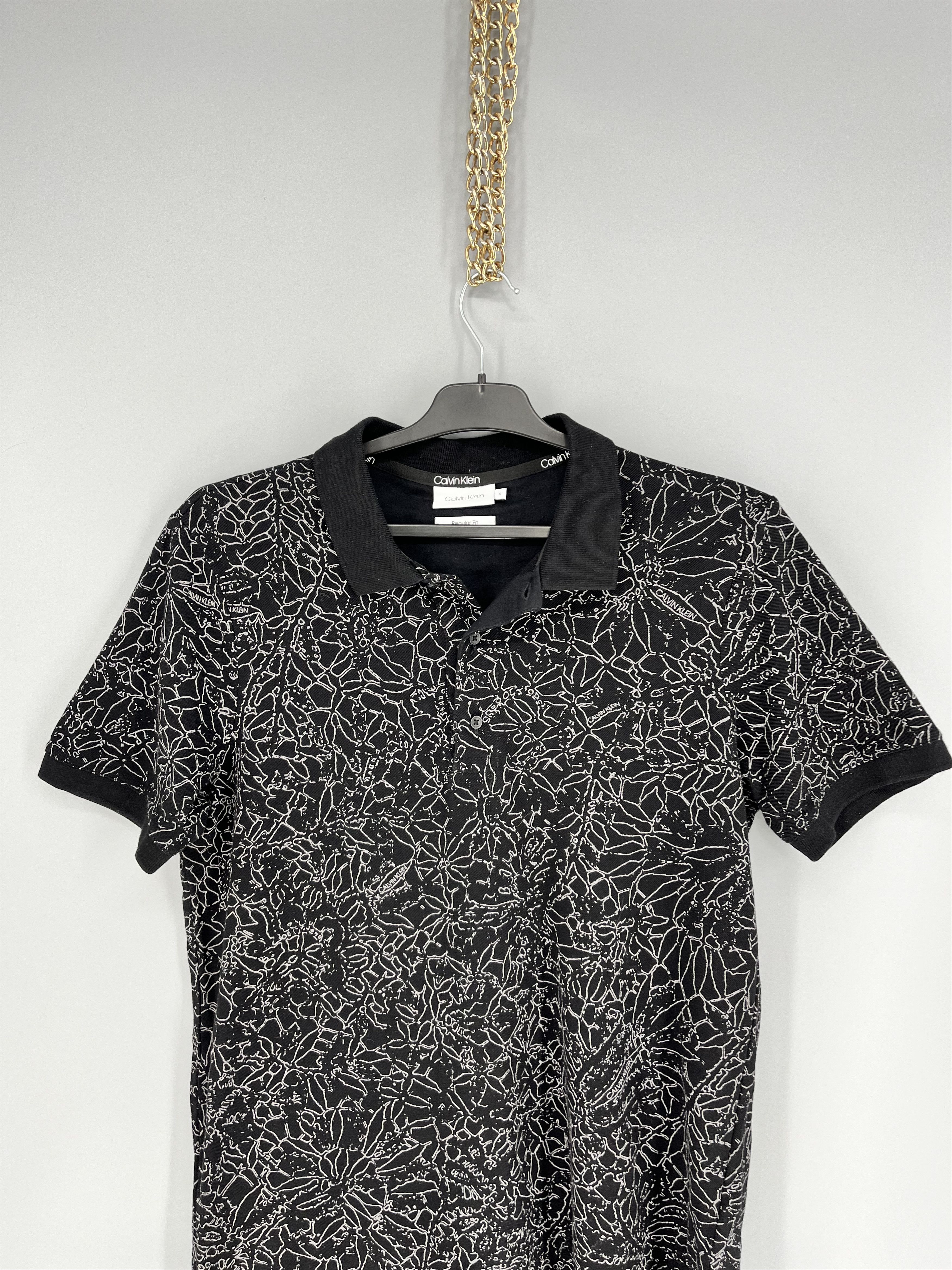 Calvin Klein Clavin Klein CK Golf Black And White Polos Shirt Regular Fit Size US S / EU 44-46 / 1 - 6 Thumbnail