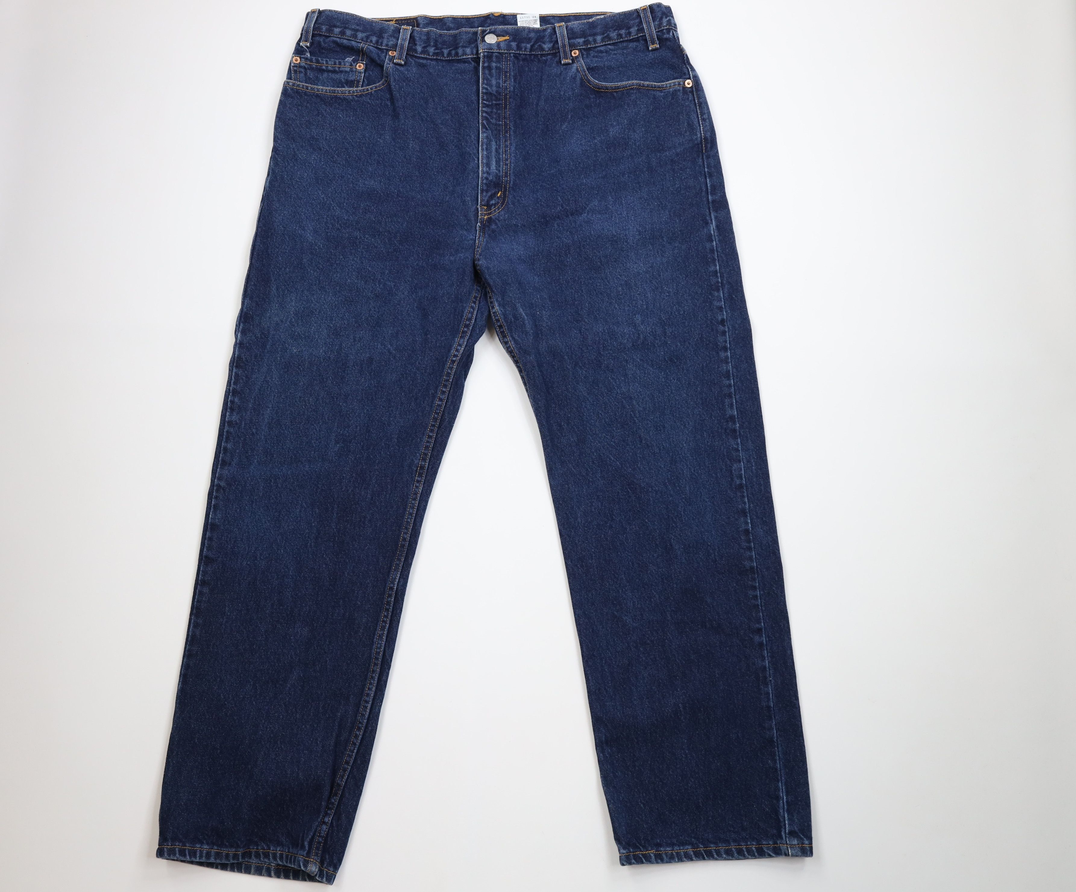 Levi's Vintage Y2K 2002 Levis 505 Regular Straight Leg Denim Jeans Size US 42 / EU 58 - 1 Thumbnail