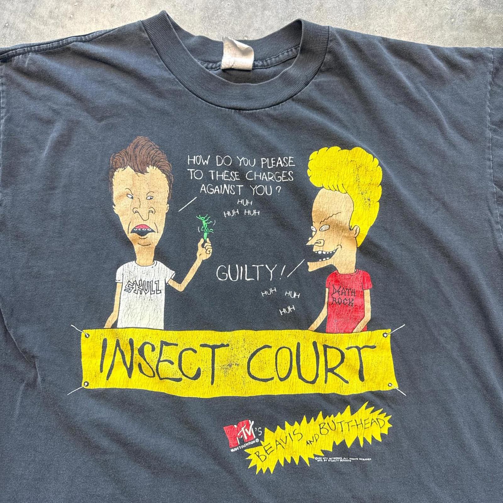Other Stanley Desantis Beavies & Butthead Insect Court 1993 TShirt Size US L / EU 52-54 / 3 - 3 Thumbnail