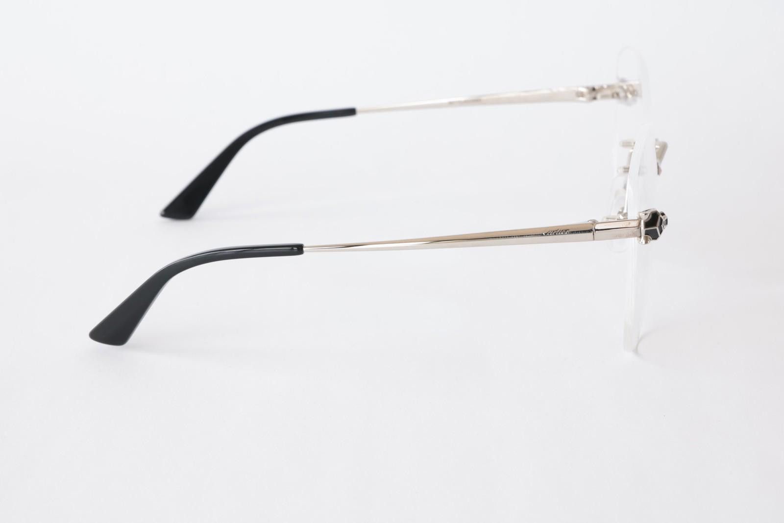 Cartier New Cartier eyewear optical eyeglasses CT0418O 002 silver Size ONE SIZE - 7 Thumbnail