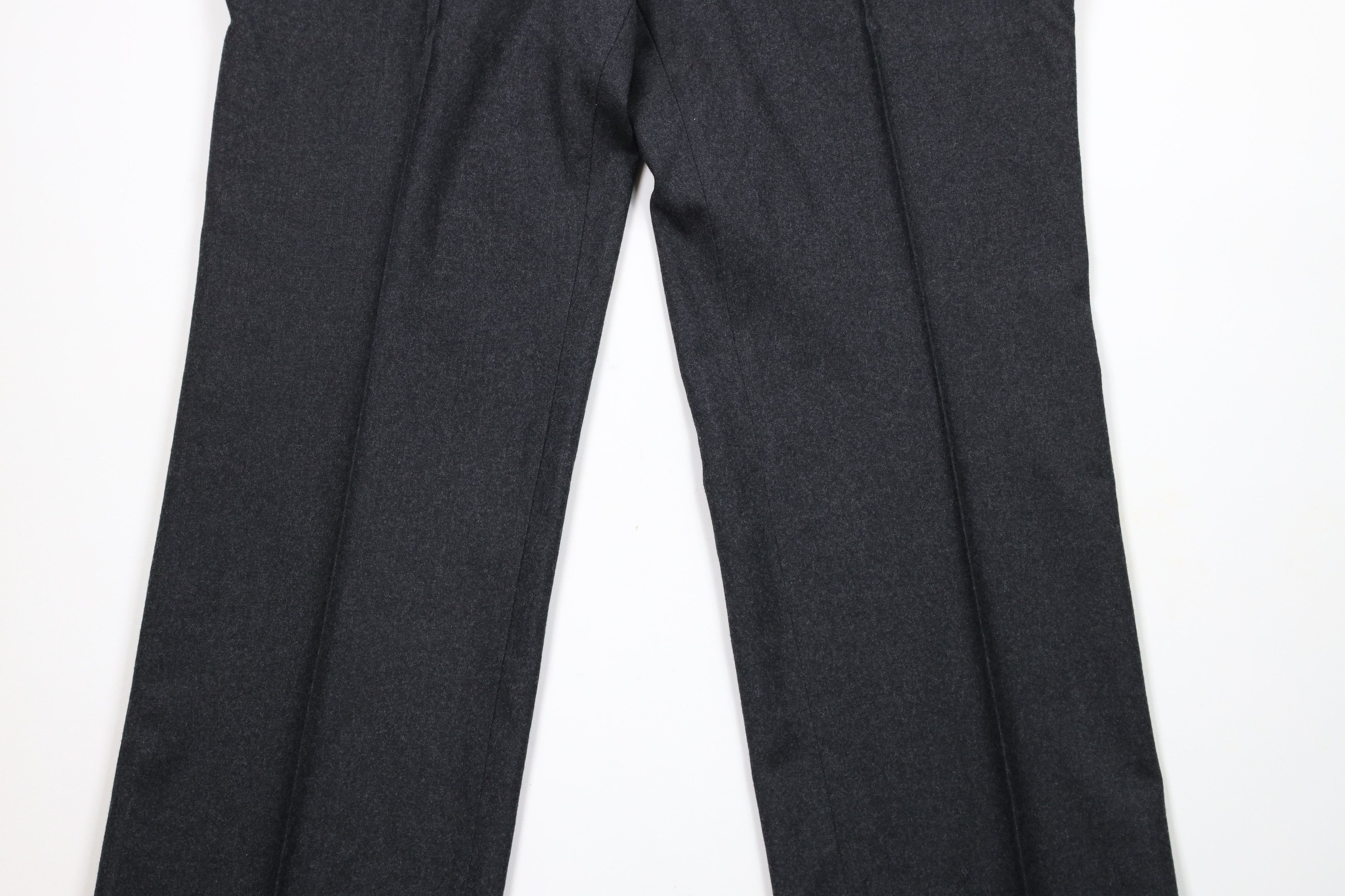 Saks Fifth Avenue × Vintage Vintage 70s Saks Fifth Avenue Wide Leg Pants Charcoal USA Size US 38 / EU 54 - 3 Thumbnail