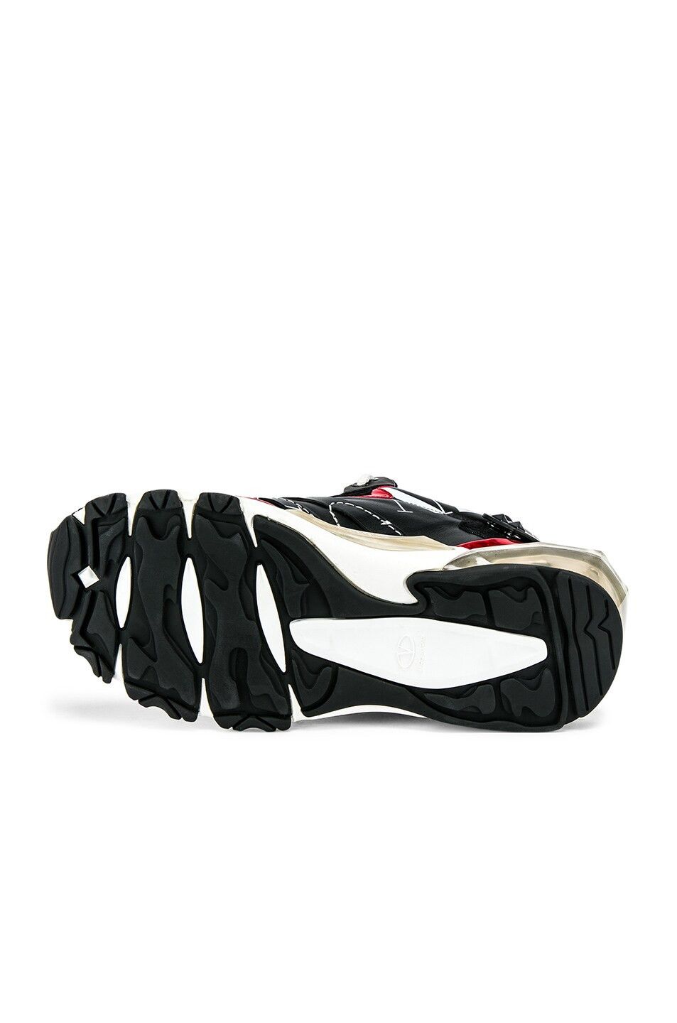 Valentino o1y0525 Logo Hi-Top Sneakers in Black/Red Size US 7 / EU 40 - 6 Thumbnail