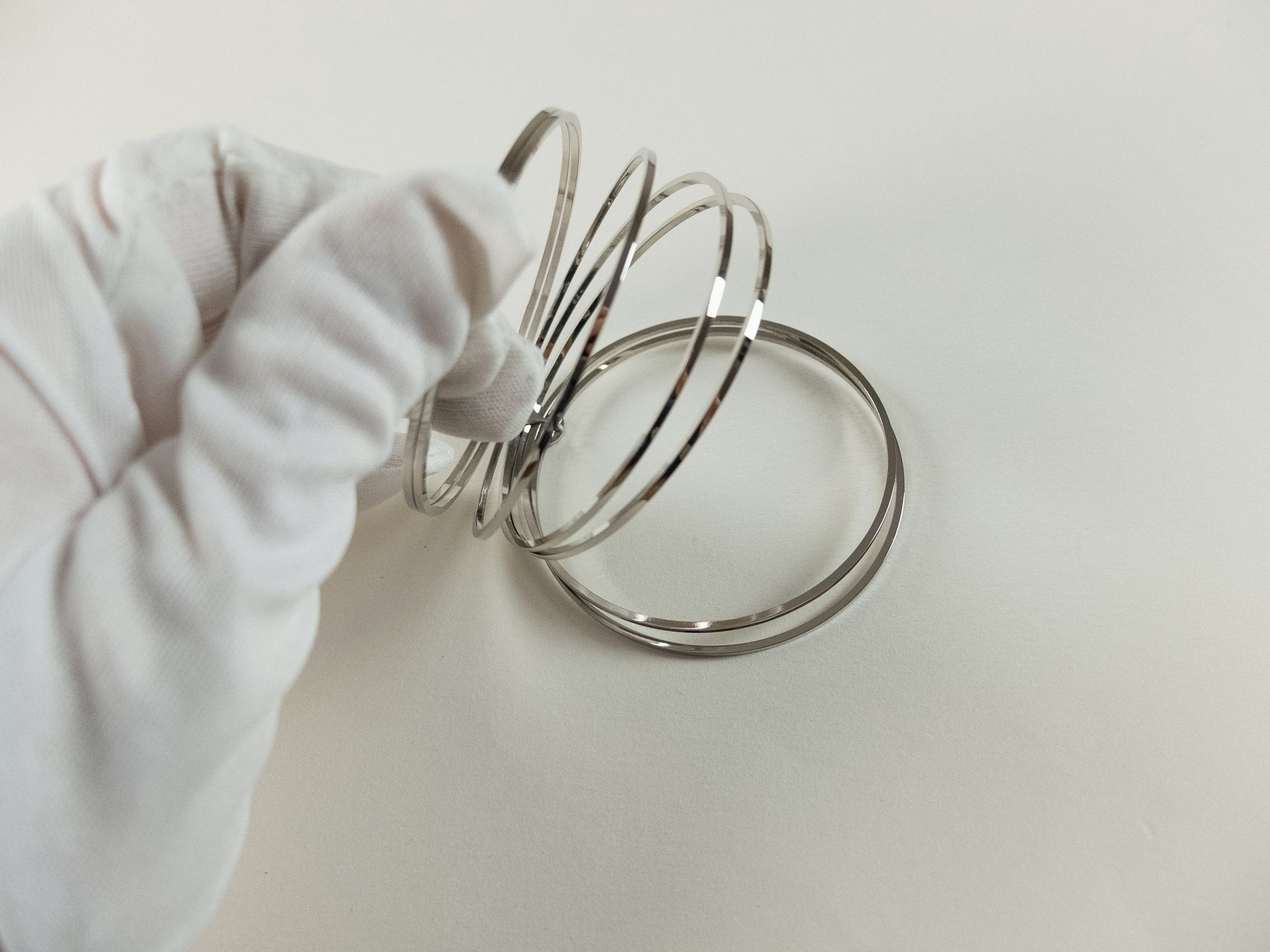 Fendi FENDI O'lock rings metal bracelet with zirconia crystals Size ONE SIZE - 6 Thumbnail