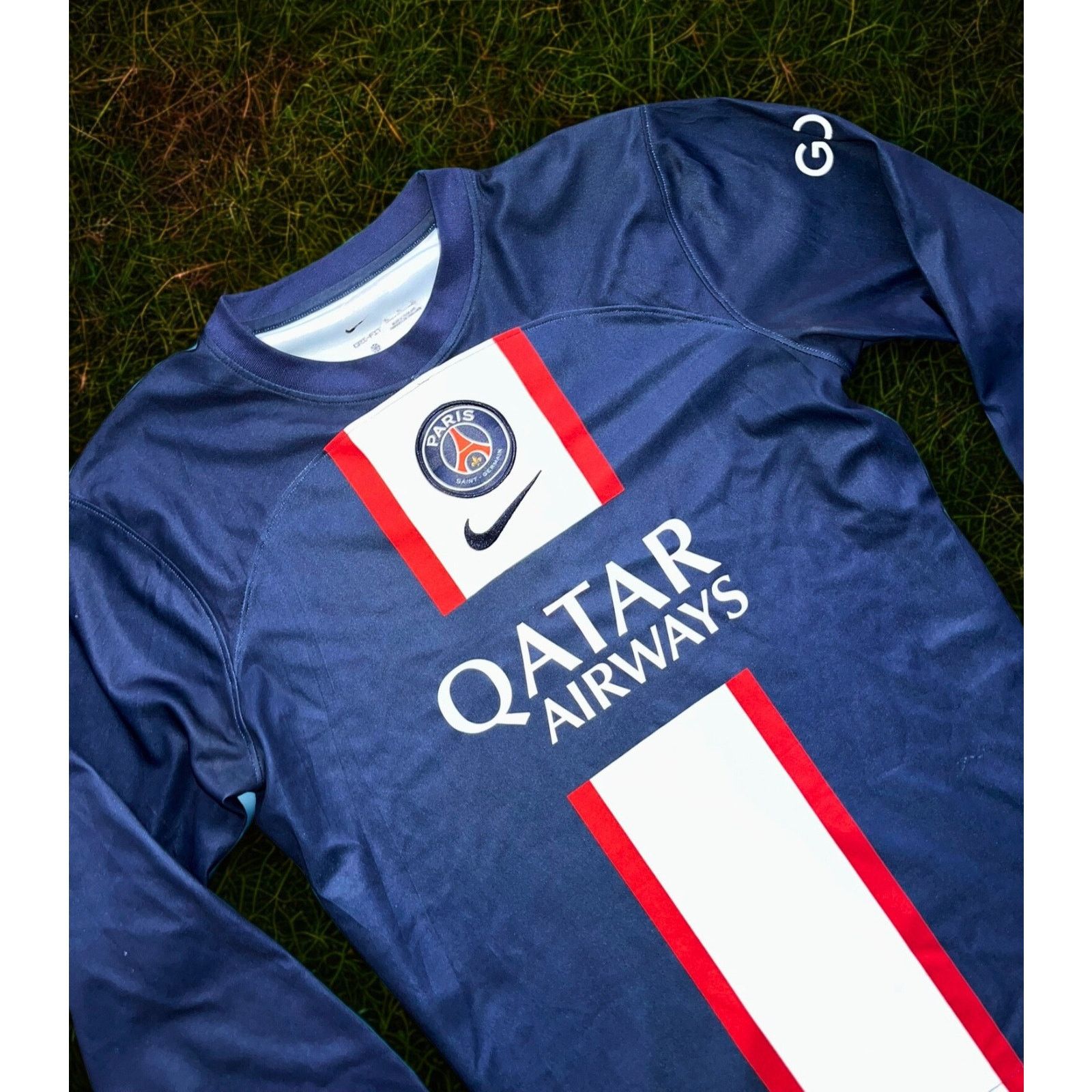 PSG Paris Saint-Germain Nike Long Sleeve Messi Jersey Sz. XL