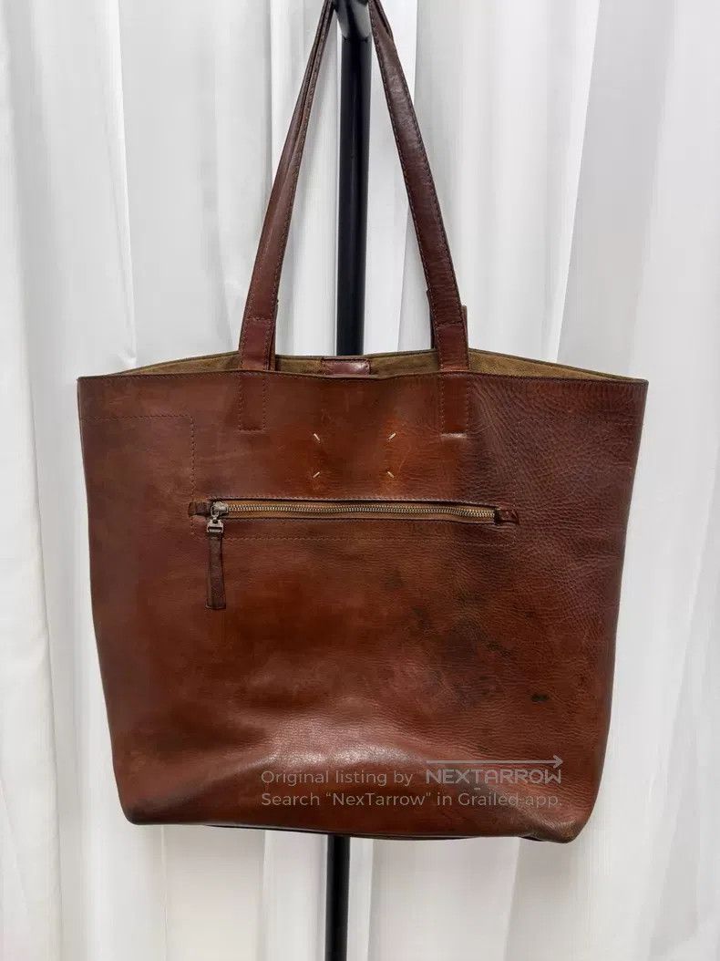 Maison Margiela Maison Margiela Leather Twitter Tote Bag Size ONE SIZE - 1 Thumbnail