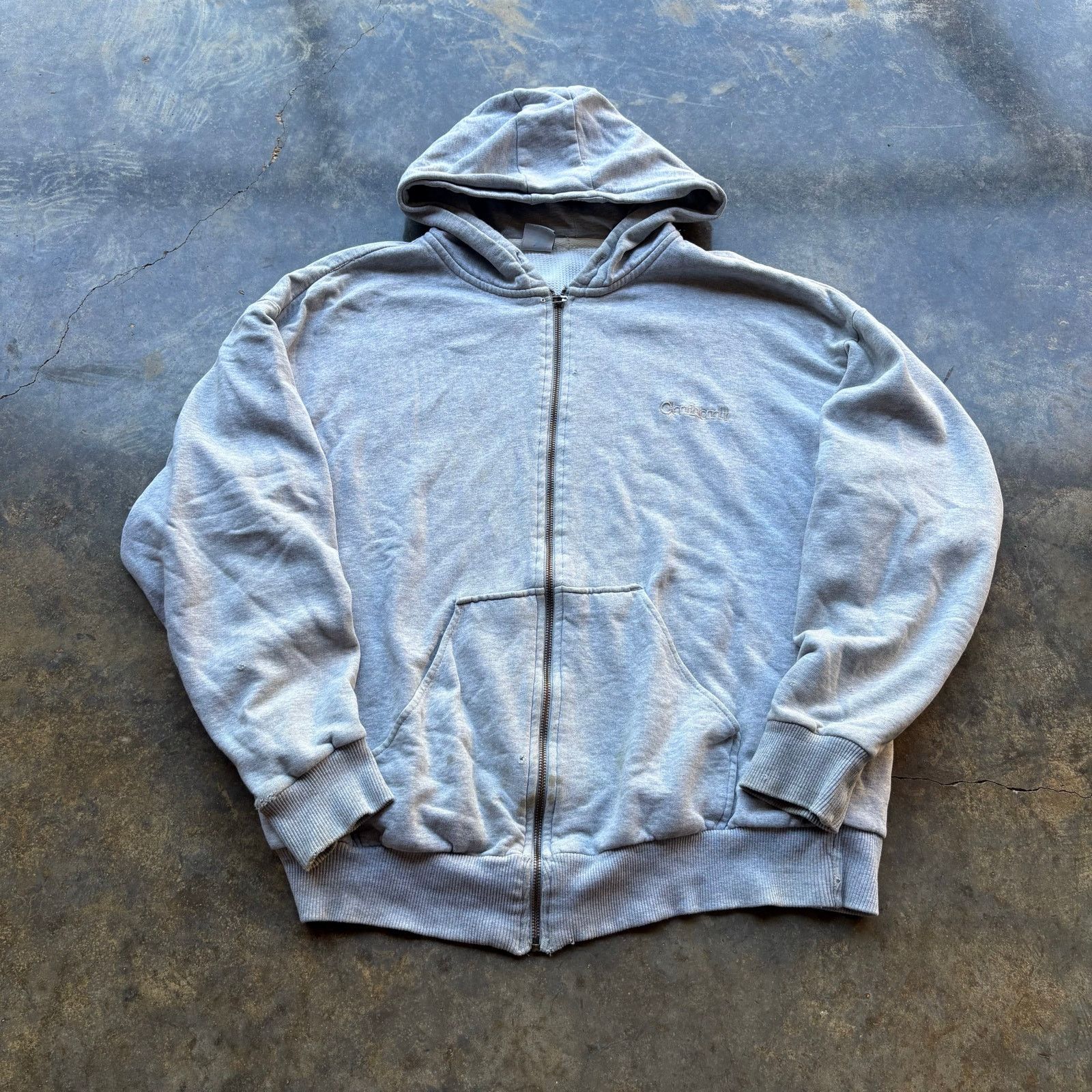 Carhartt Beautiful Vintage Waffle Thermal Carhartt Hoodie Size US XL / EU 56 / 4 - 1 Thumbnail