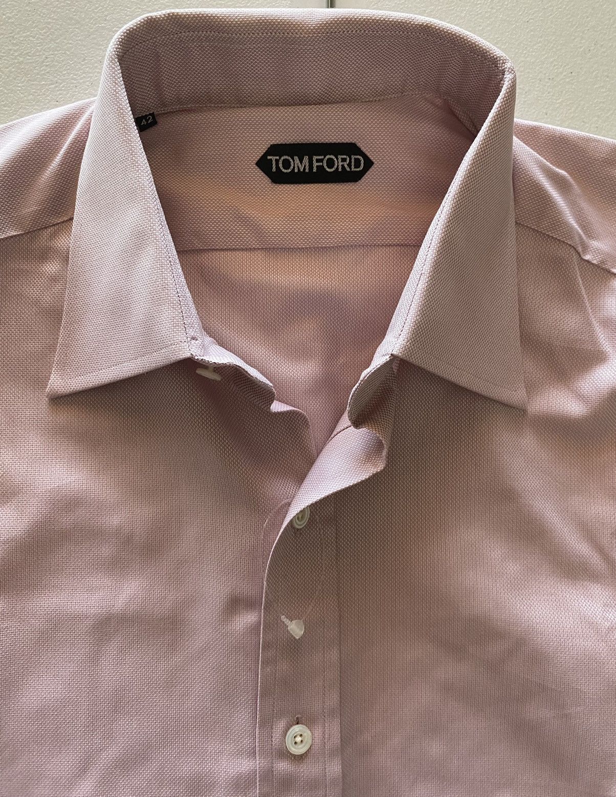 Tom Ford Tom Ford dusty rose Oxford cloth dress shirt 16.5 42e NEW Size US L / EU 52-54 / 3 - 9 Thumbnail