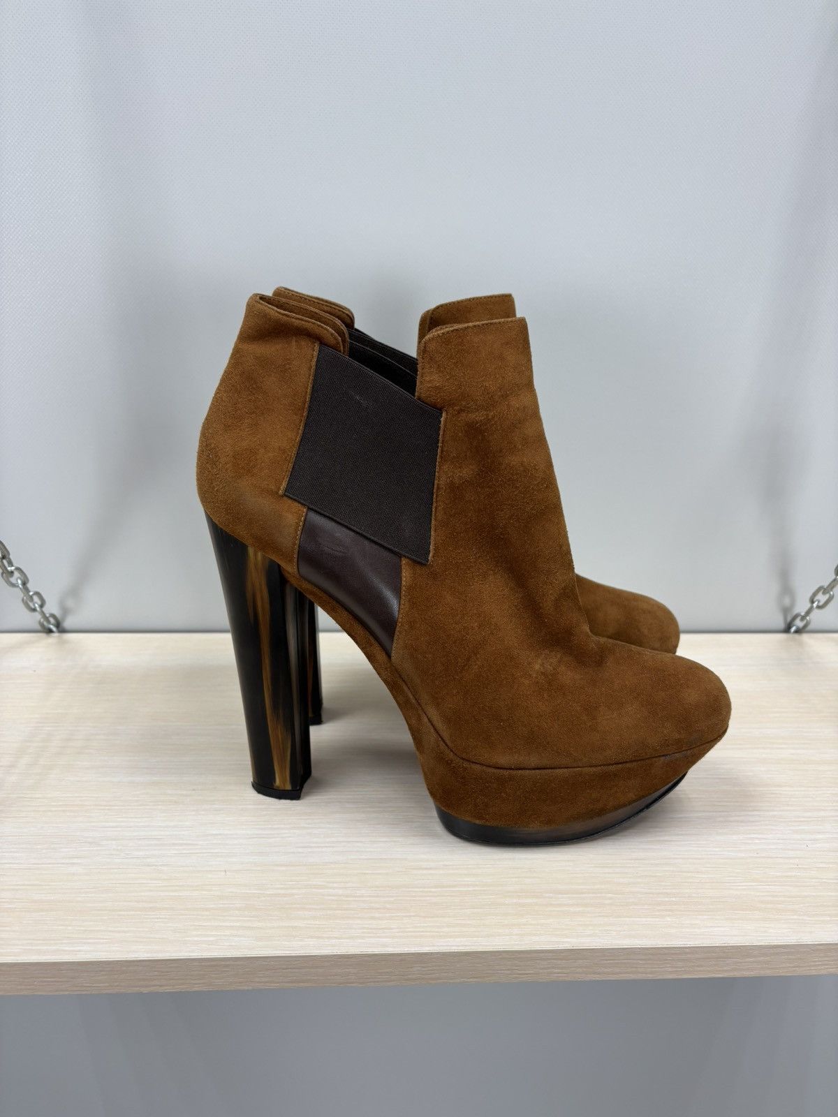 Casadei Womens heels Casadei Size 10 Color Brown Size US 10 / IT 40 - 4 Thumbnail