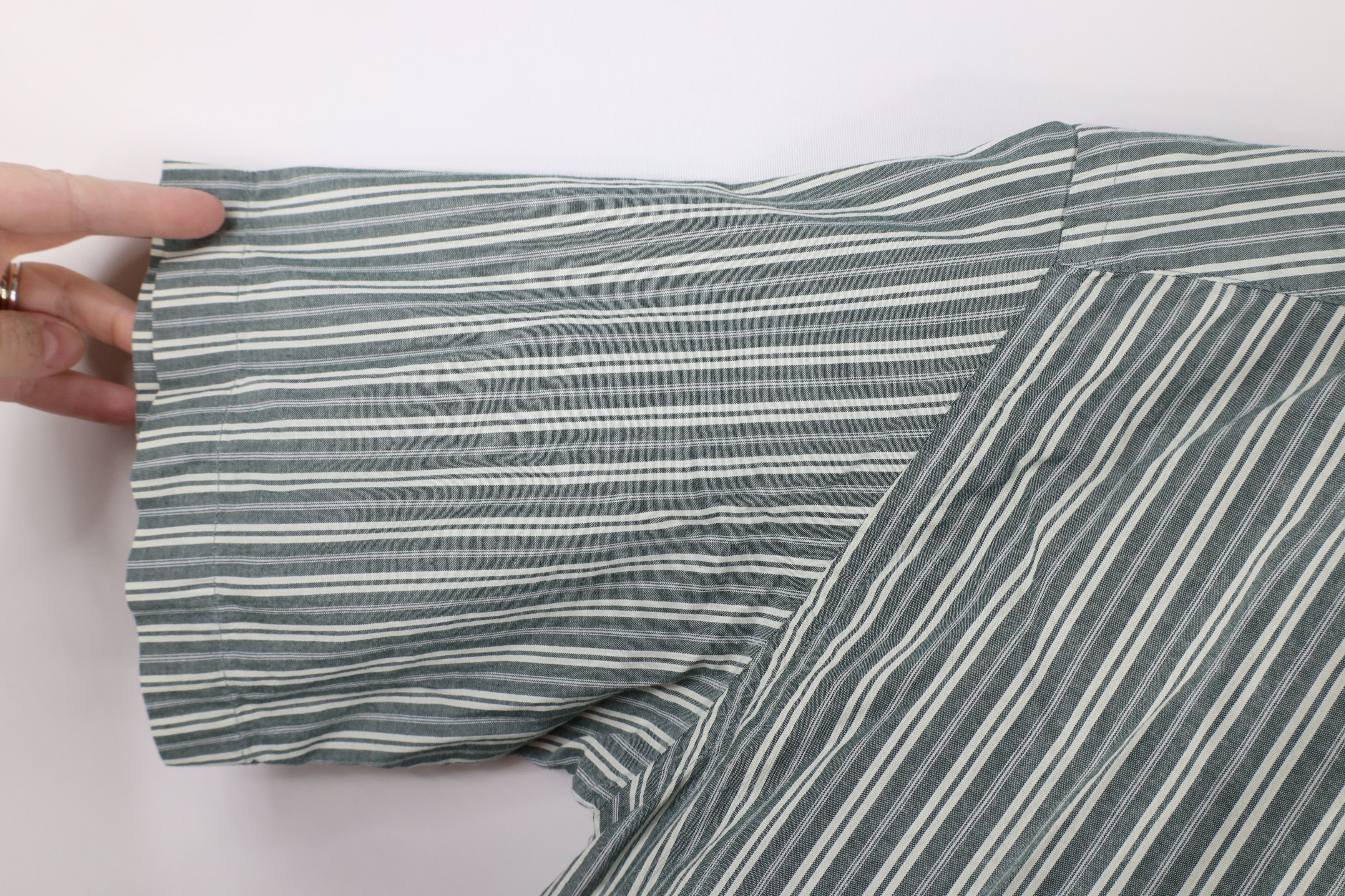 L.L. Bean × Vintage Vintage 90s LL Bean Striped Short Sleeve Button Down Shirt Size US M / EU 48-50 / 2 - 5 Thumbnail