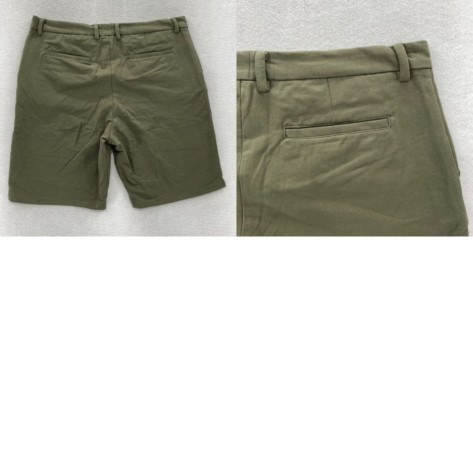 Vintage Swet Tailor Everyday Chino Shorts Mens 36 Army Green Stretch Casual Athletic NWT Size US 36 / EU 52 - 9 Thumbnail