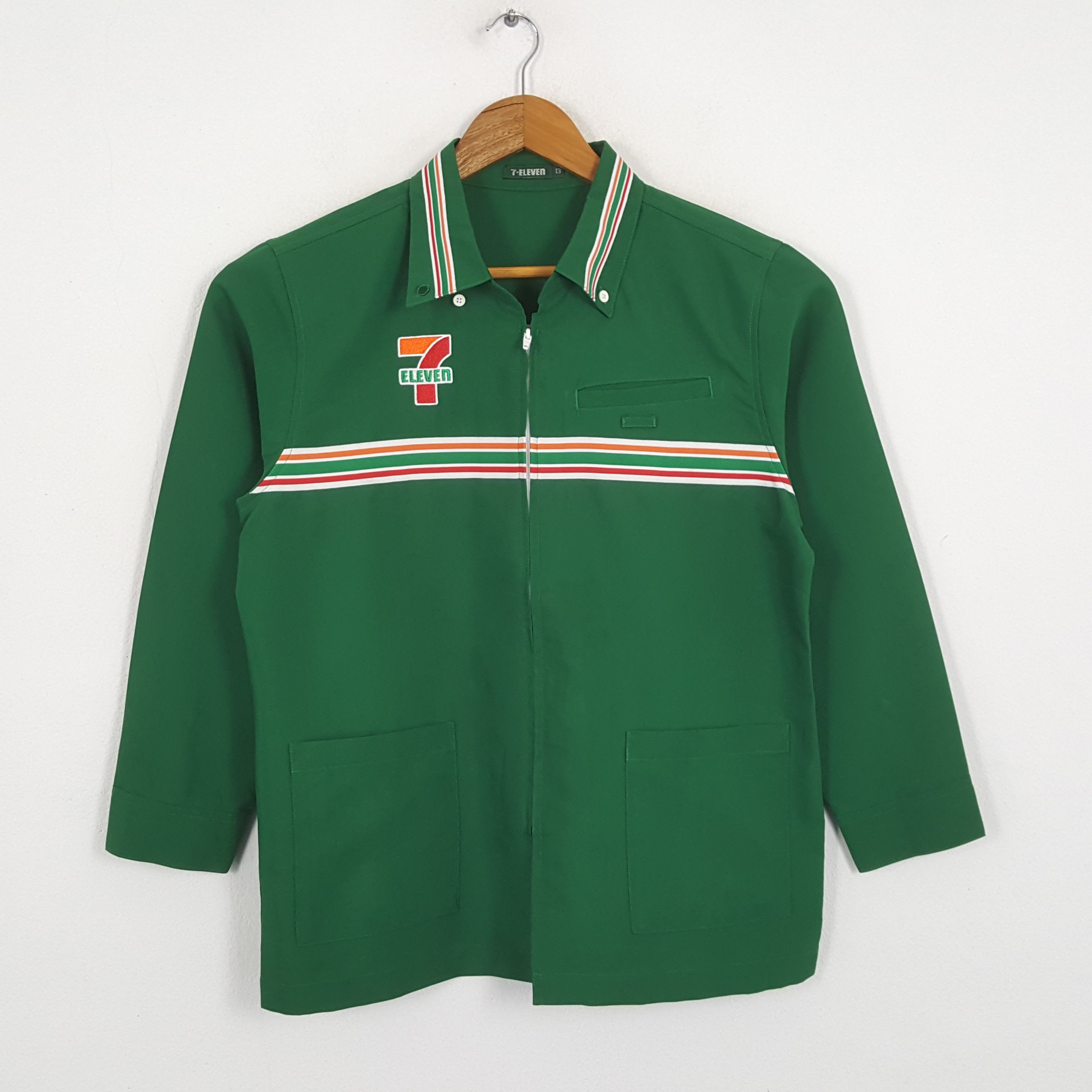 Japanese Brand × Vintage Vintage 7-ELEVEn Japanese Workers Uniform Jacket Size US M / EU 48-50 / 2 - 3 Thumbnail
