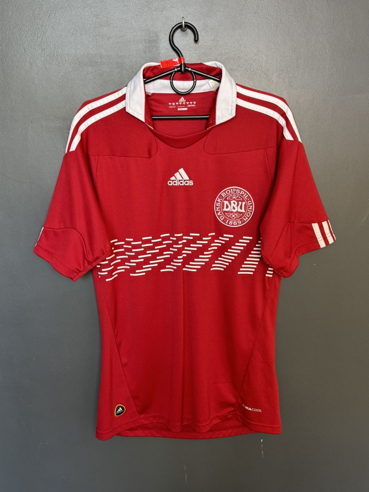 Adidas Denmark National Team 10/11 Home Football Jersey T-Shirt Size US S / EU 44-46 / 1 - 1 Thumbnail