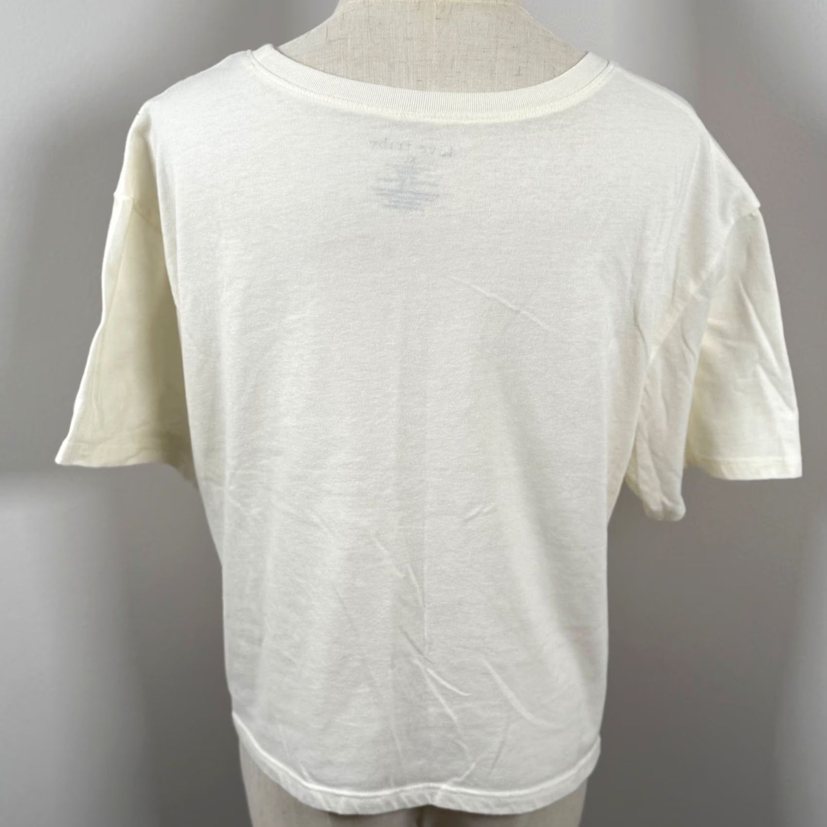 Rainbow Love Tribe T-Shirt XL Rainbow Grateful Graphic Cropped Boho Retro Hippie 70s Womens Size XL / US 12-14 / IT 48-50 - 3 Thumbnail