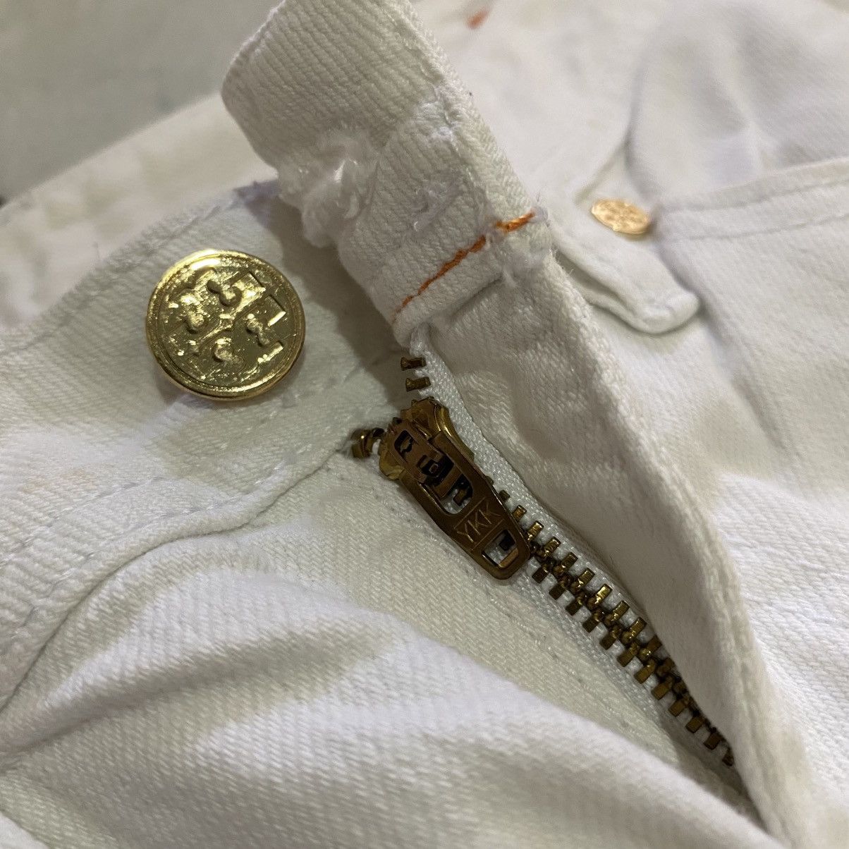Tory Burch Tory Burch White Jeans Size 26" / US 2 / IT 38 - 7 Thumbnail