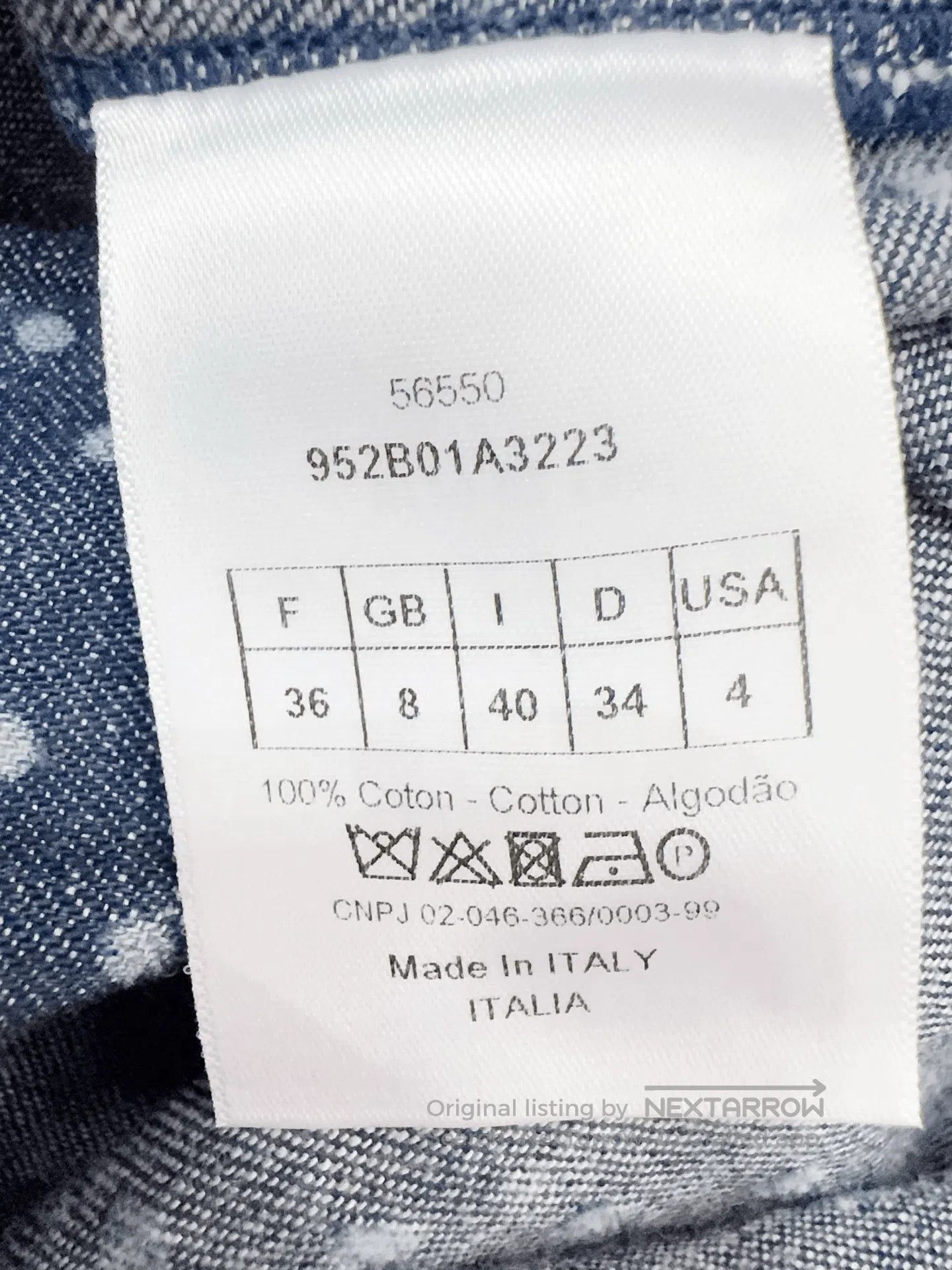 Dior Dior Small Bee Denim Vest. Size XS / US 0-2 / IT 36-38 - 4 Thumbnail