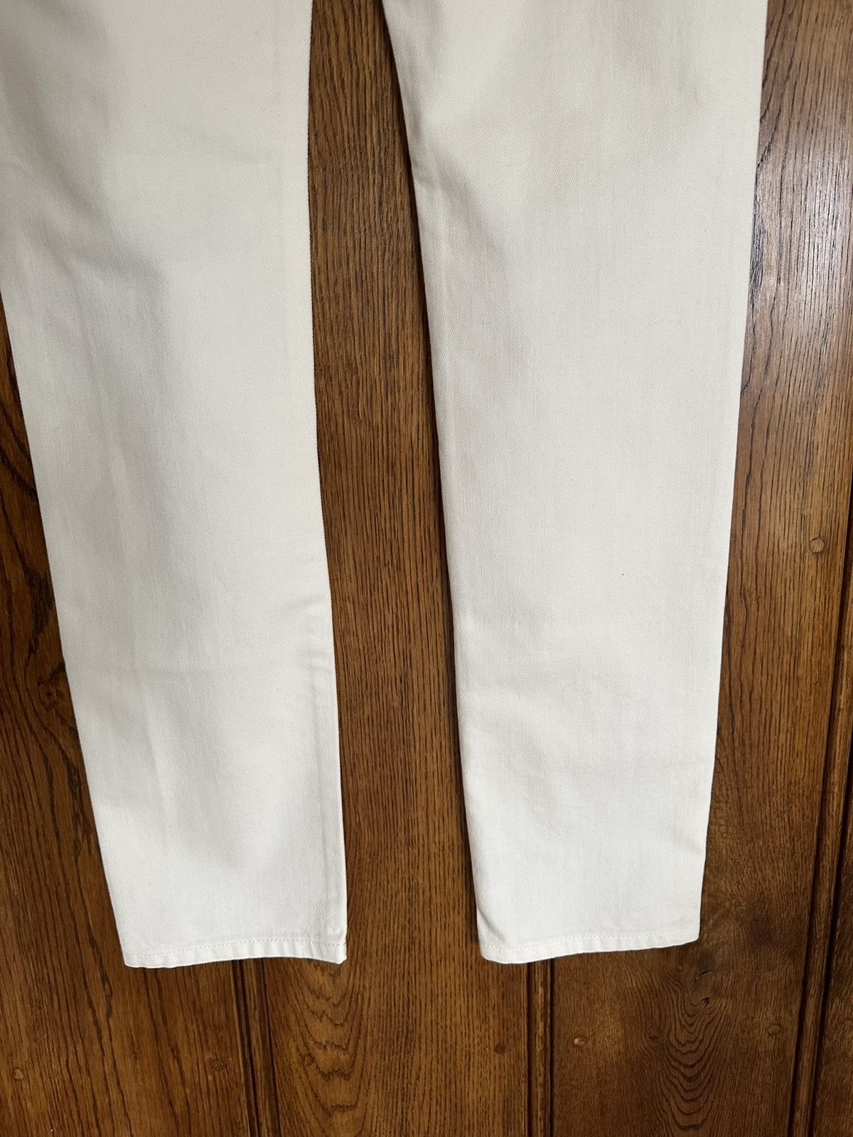 Saint Laurent Paris FW16 Saint Laurent knee slit ripped white jeans Hedi slimane Size US 32 / EU 48 - 18 Thumbnail