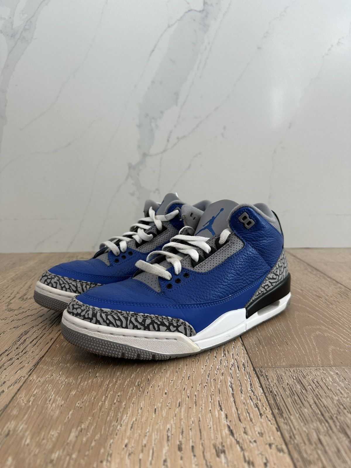 Jordan Brand Jordan 3 Varsity Royal Cement Size US 8.5 / EU 41-42 - 1 Thumbnail