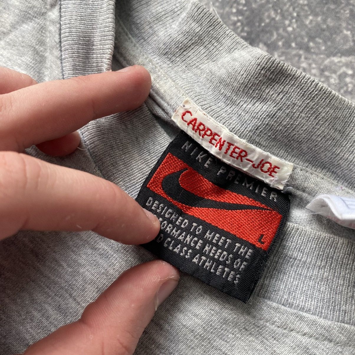 Nike × Vintage Vintage Nike 90’s Big Swoosh Rare Streetwear oversized fit Size US L / EU 52-54 / 3 - 7 Thumbnail