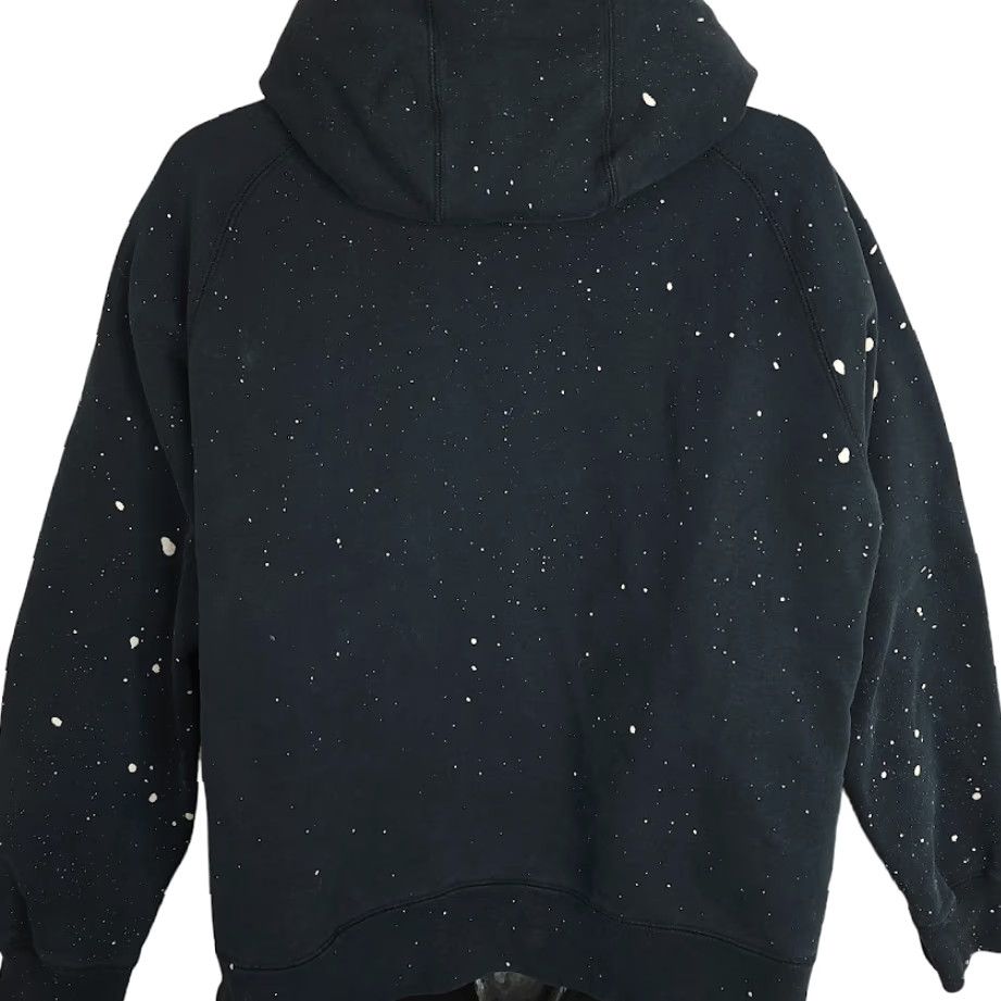 Nike VINTAGE Nike Sweatshirt Hoodie Mens XL Center Swoosh Y2K Bleached Black Cotton Blend Sweatshirt Hoodie Mens XL Bleached 90s Nike Shirt Size US XL / EU 56 / 4 - 6 Thumbnail