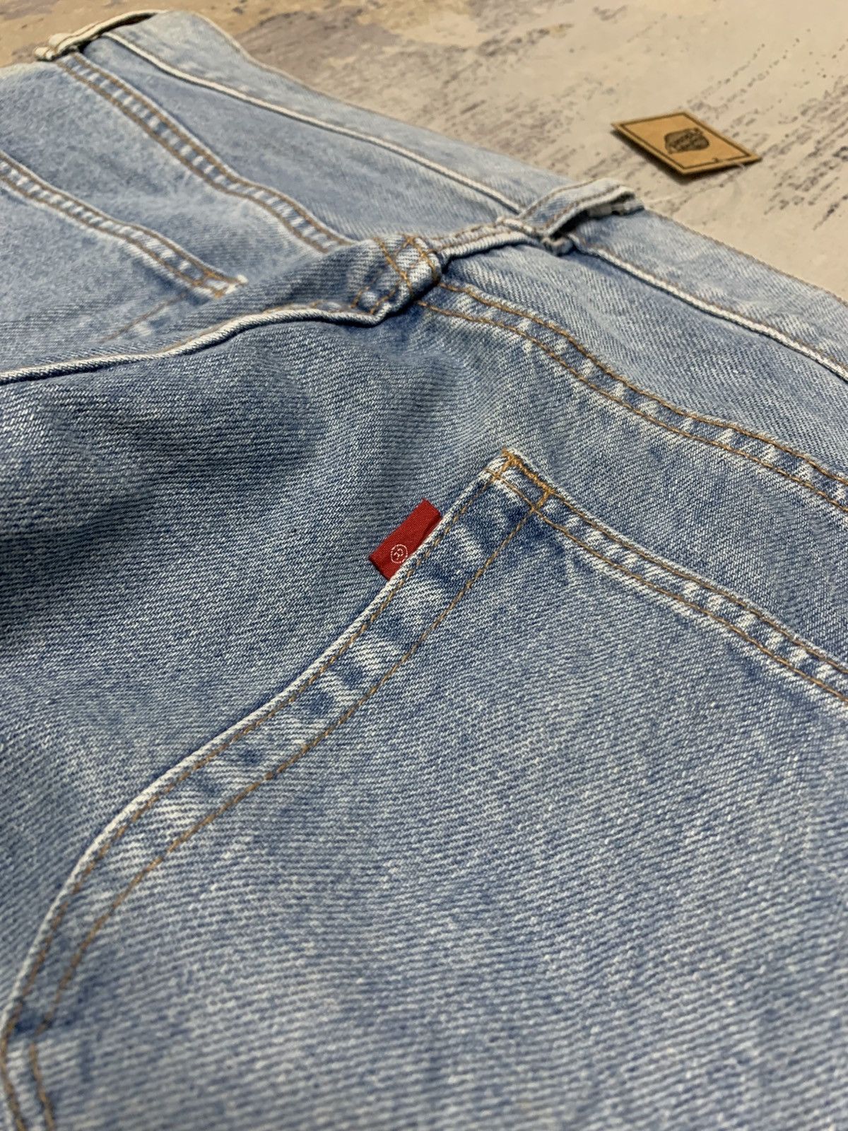 Japanese Brand Uniqlo Vintage UCW Baggy Jeans Light Wash Raw Hem Denim Size US 34 / EU 50 - 10 Thumbnail