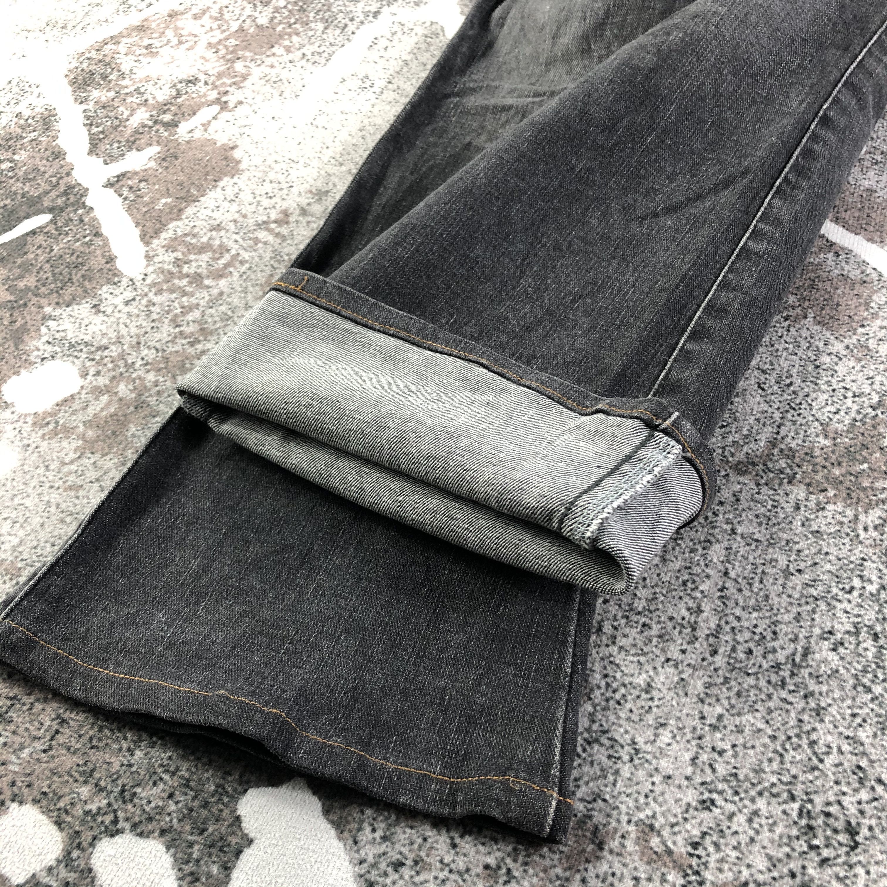 Japanese Brand Sweet Camel Jeans Faded Black Flare Denim KJ1736 Size 28" / US 6 / IT 42 - 6 Thumbnail
