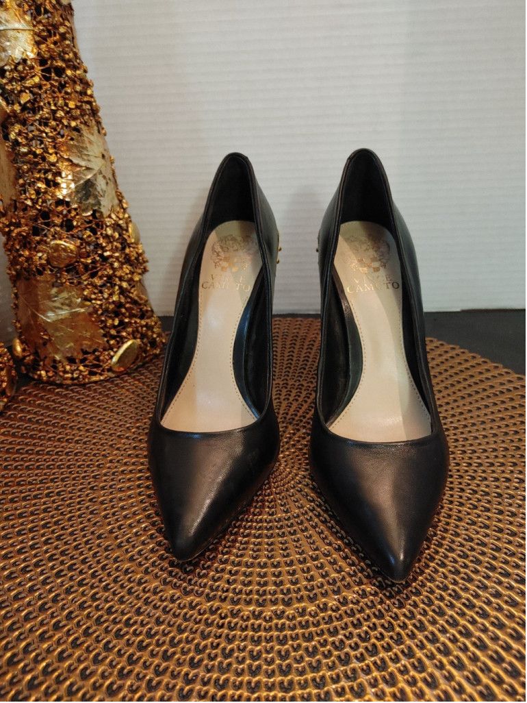 Vince Camuto Vince Camuto Leather Heels Size 6M Size US 6 / IT 36 - 2 Thumbnail