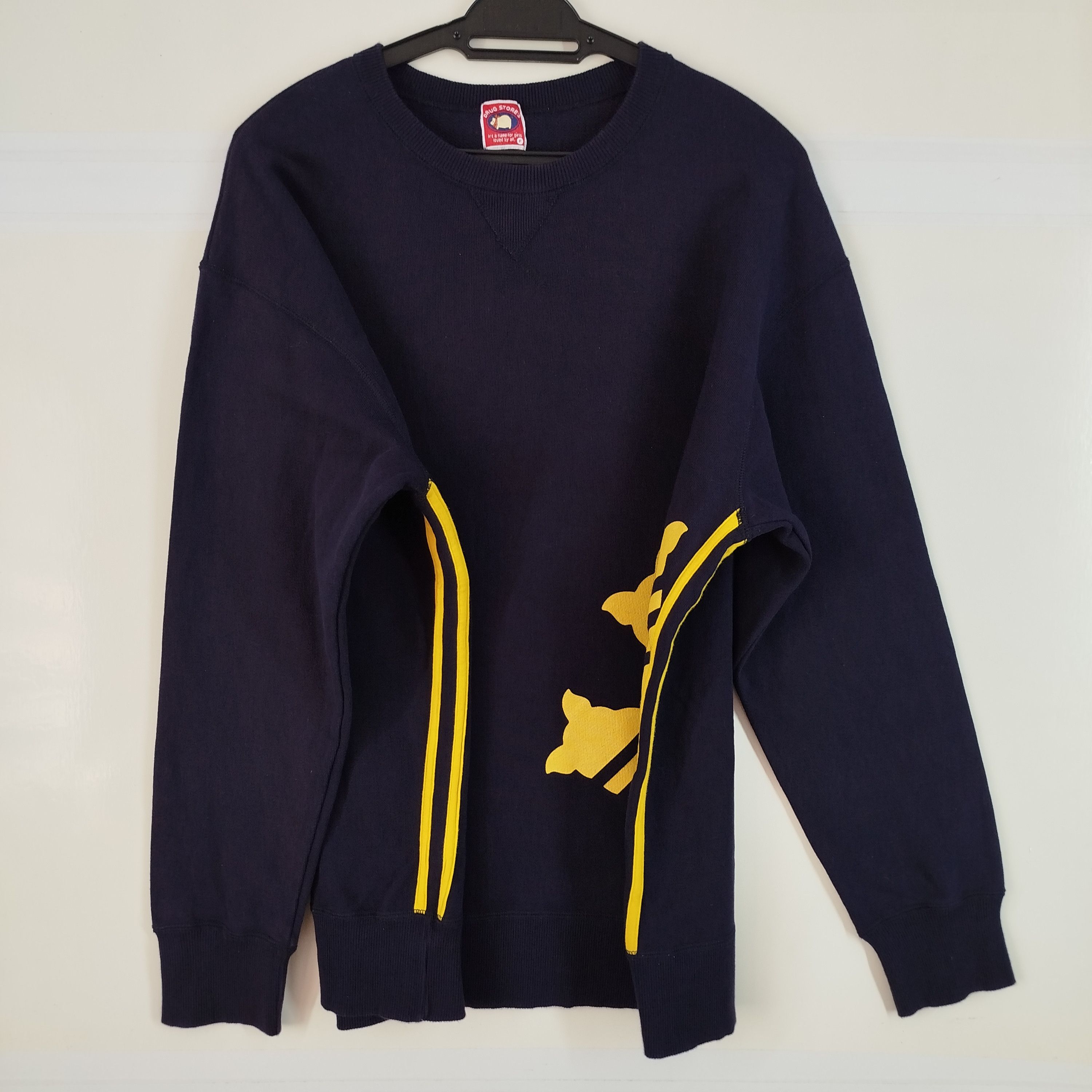 Japanese Brand Drug Store Adidas Designs Big Logo Size US L / EU 52-54 / 3 - 3 Thumbnail
