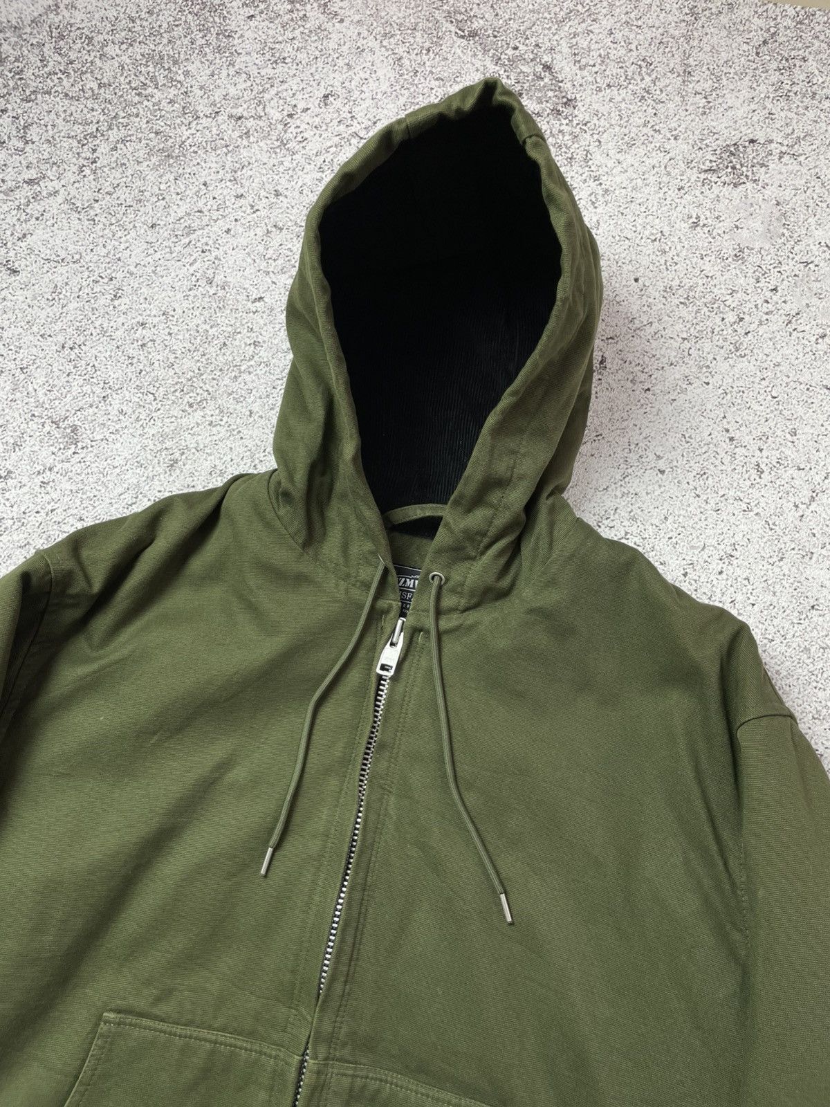 Vintage Vintage Moss Green Frizmwork Quilted Hooded Active Jacket Size US M / EU 48-50 / 2 - 2 Thumbnail