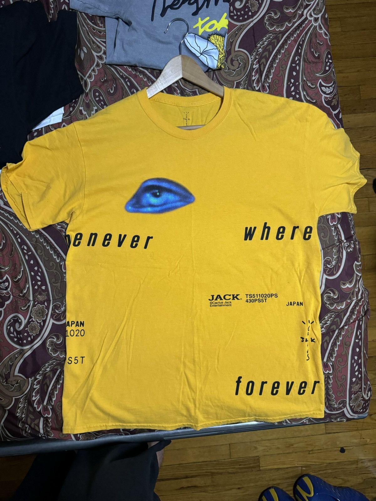 Travis Scott x PlayStation x Cactus Jack Yellow Shirt
