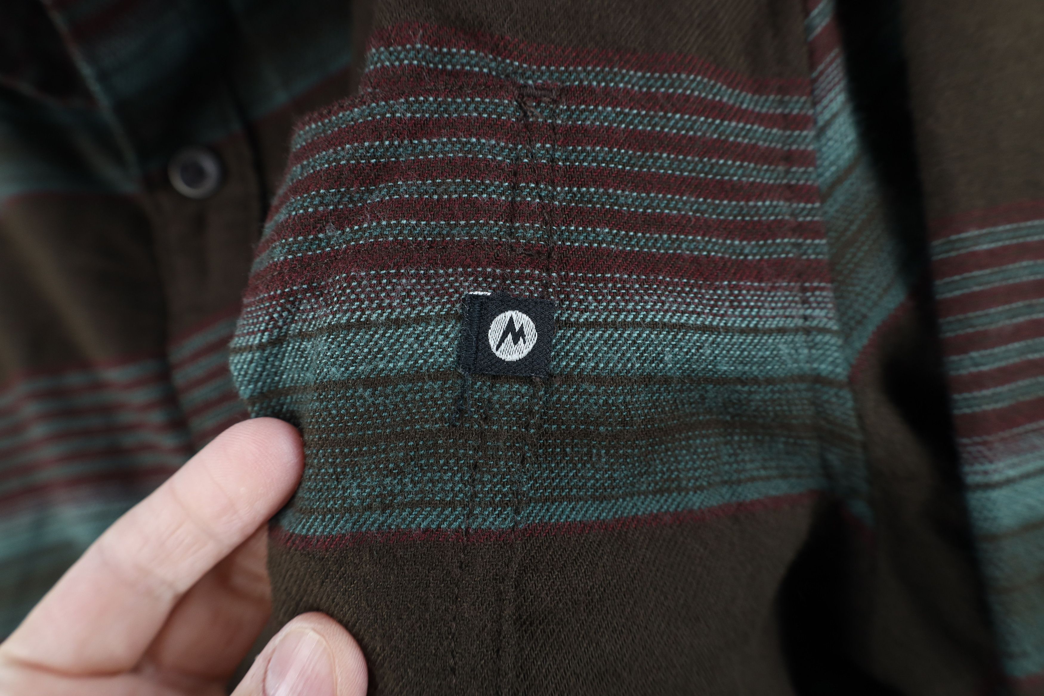 Marmot Marmot Flannel Striped Color Block Collared Button Shirt Size US M / EU 48-50 / 2 - 4 Thumbnail