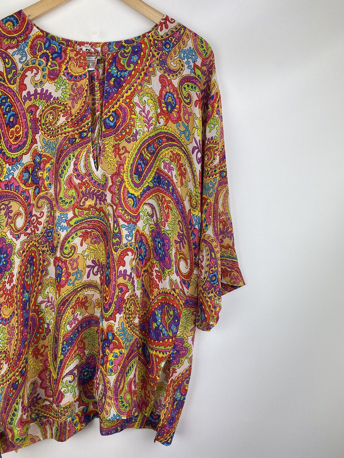 Dolce & Gabbana Dolce & Gabbana ladies Paisley patterned mesh tunic blouse Size M / US 6-8 / IT 42-44 - 3 Thumbnail